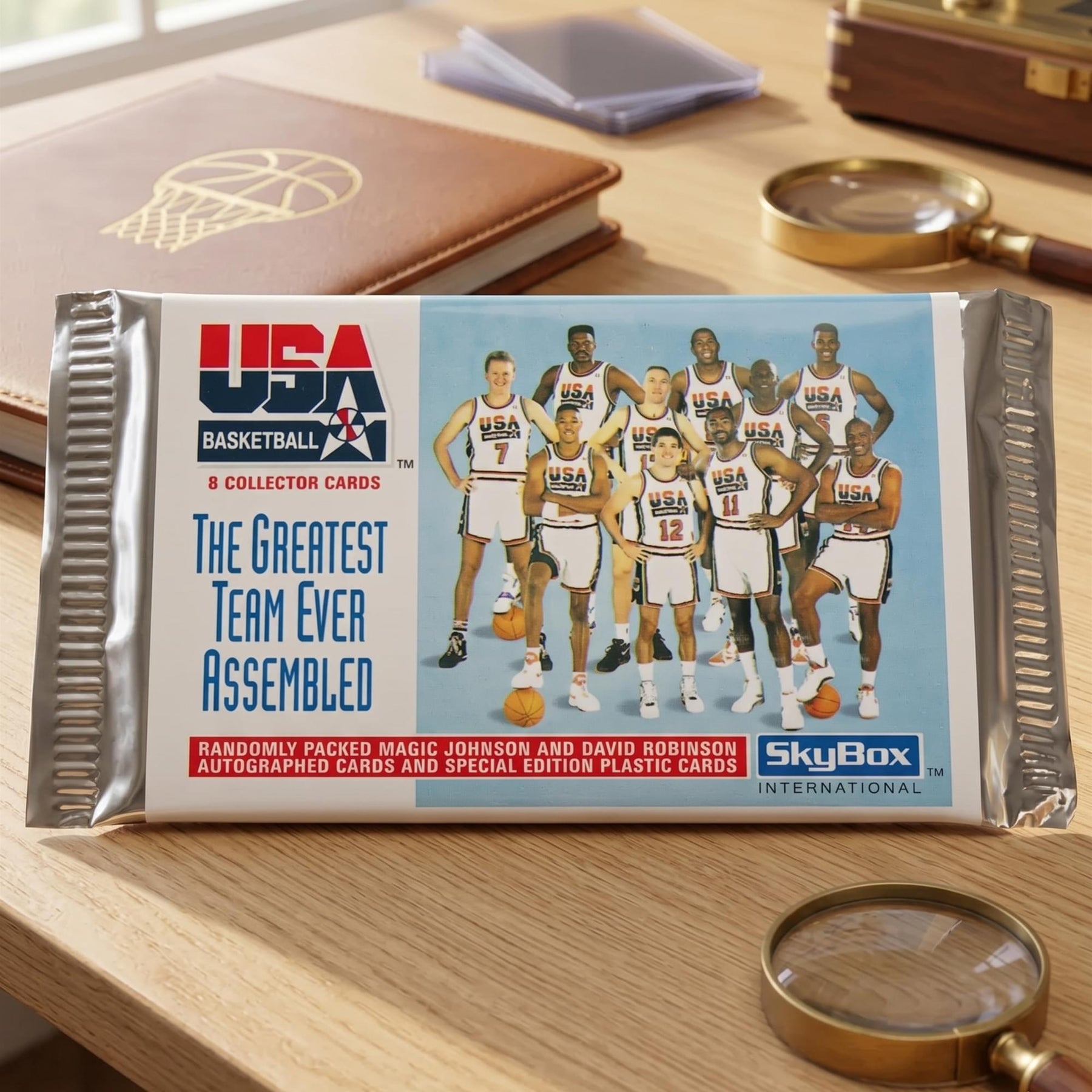 1992 Skybox USA Basketball 8 Collector Card Pack