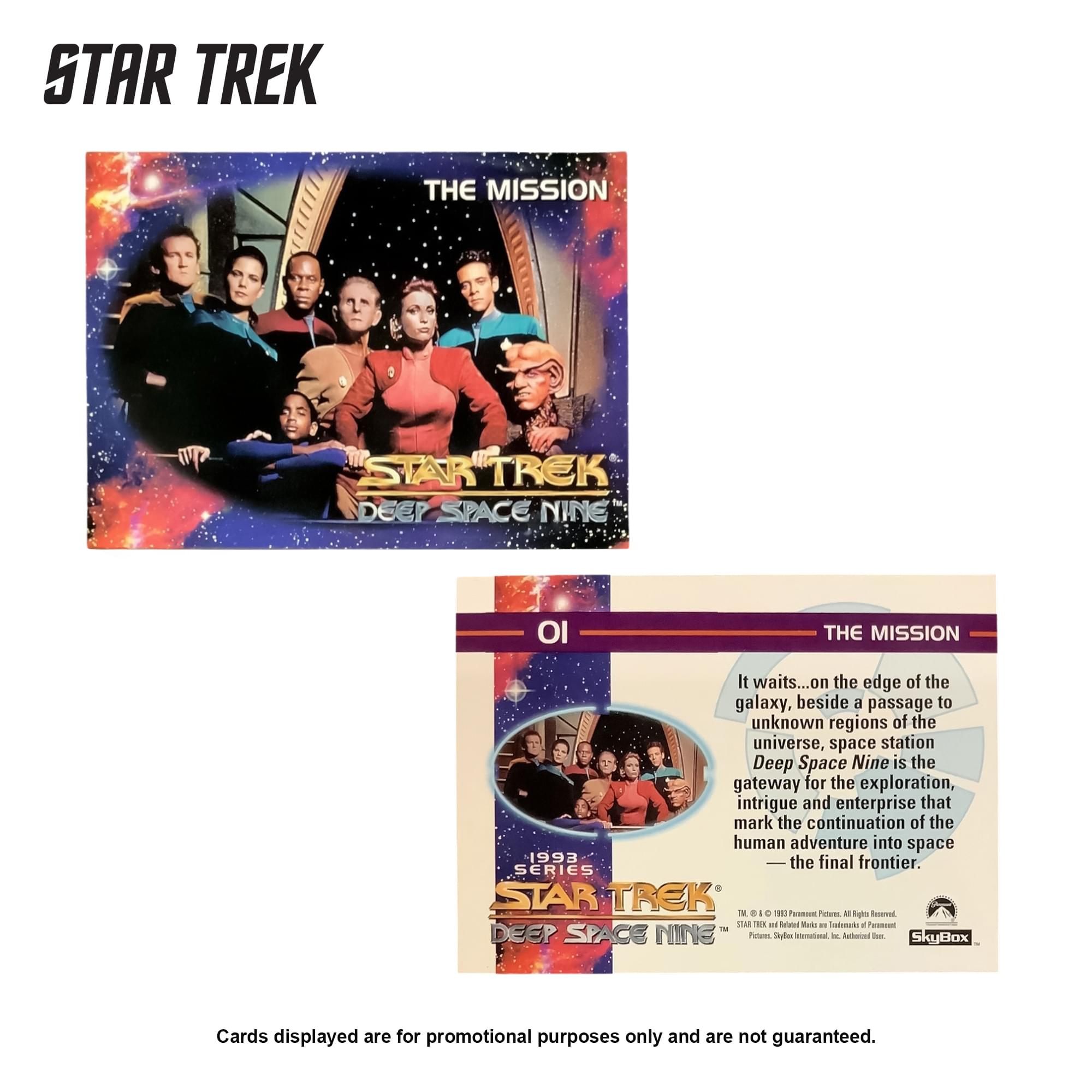 Star Trek Deep Space Nine 1993 Skybox Premiere Card Set | 48 Cards