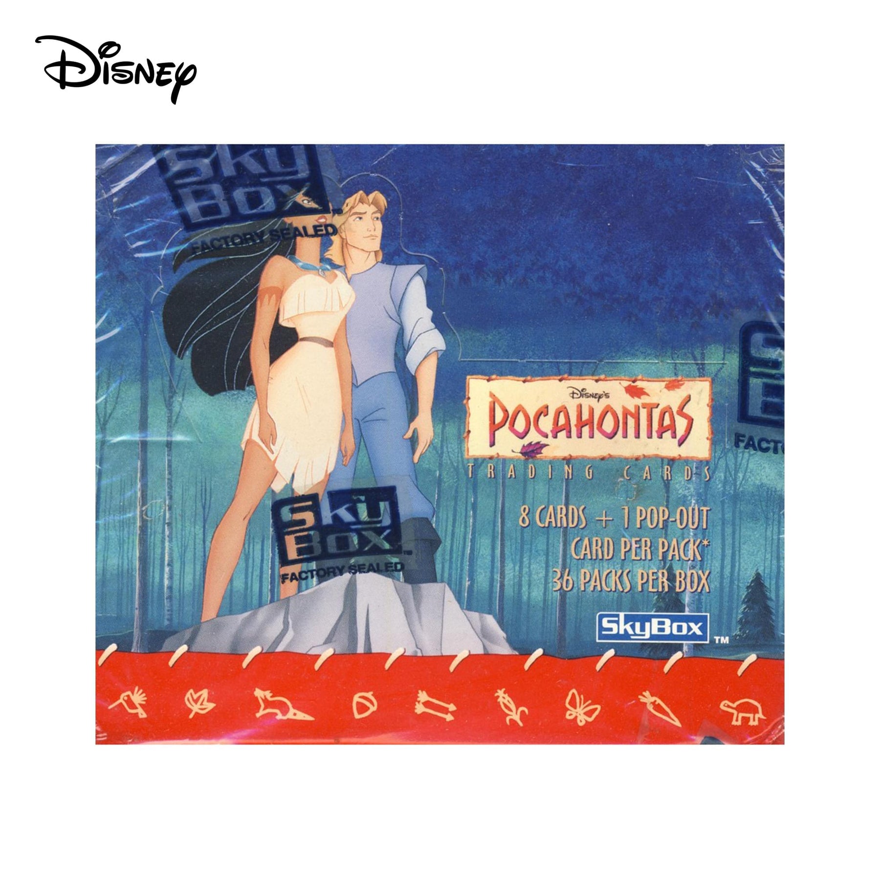 Disney Pocahontas 1995 Skybox Trading Card Sealed Box | 36 Packs