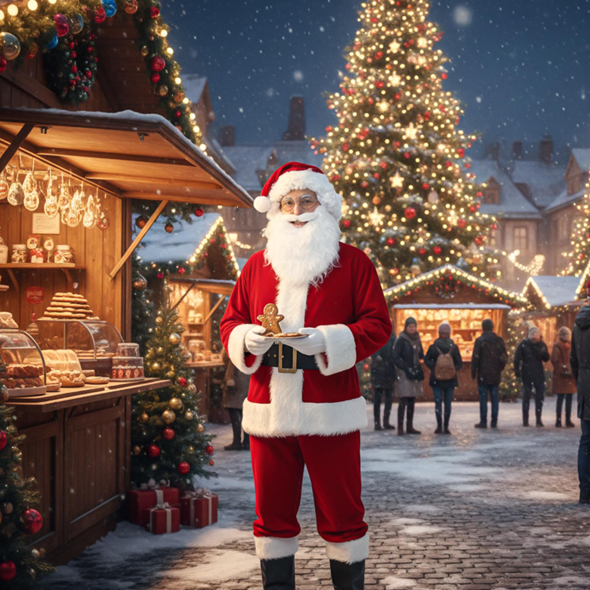 Santa White Beard Costume Accessory