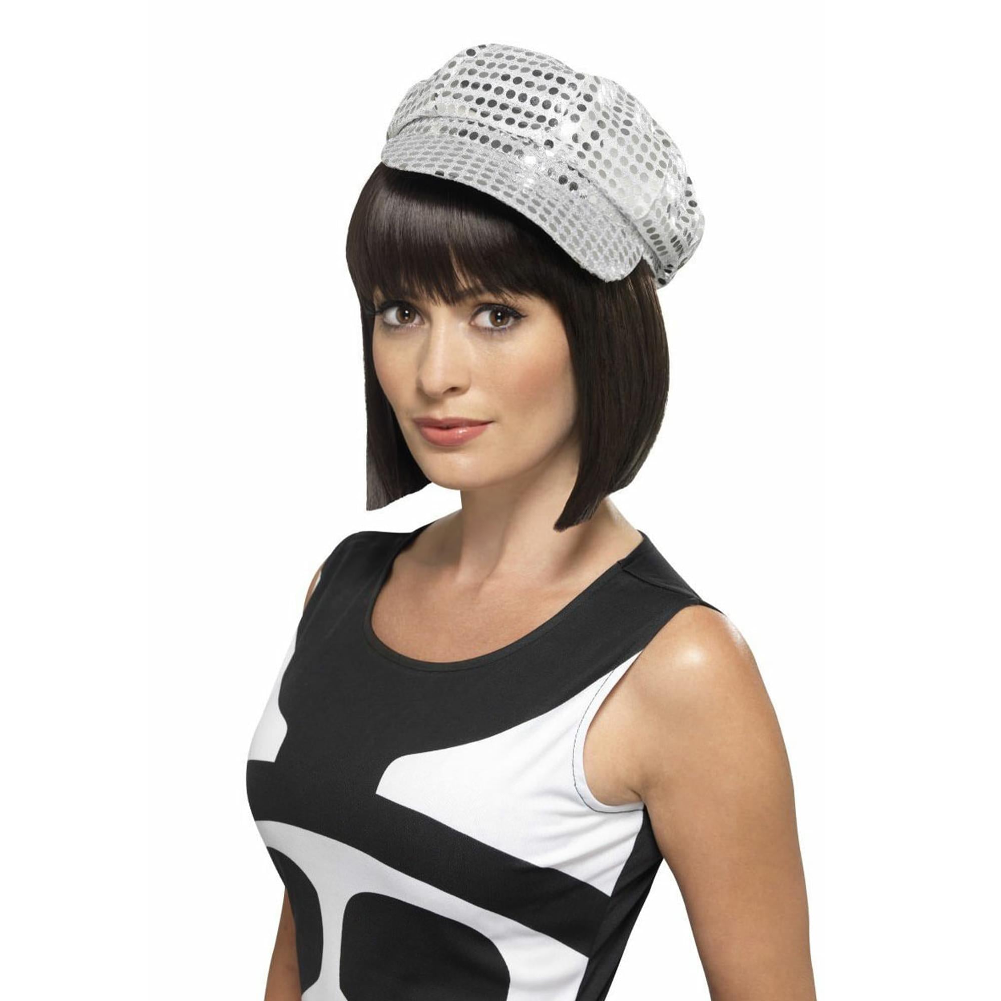 Silver Disco Hat Costume Accessory