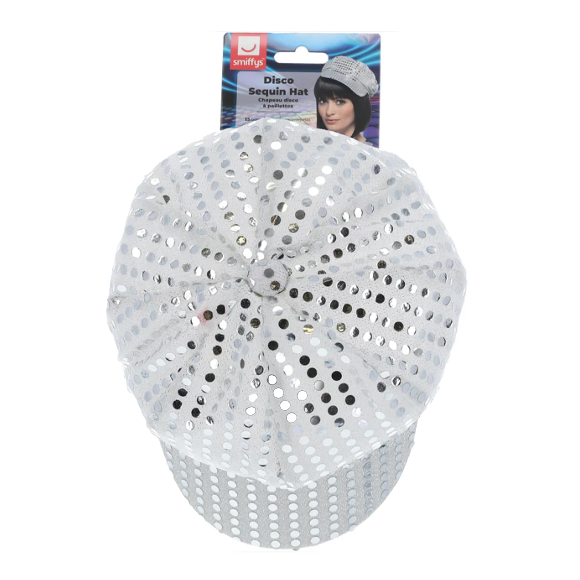 Silver Disco Hat Costume Accessory