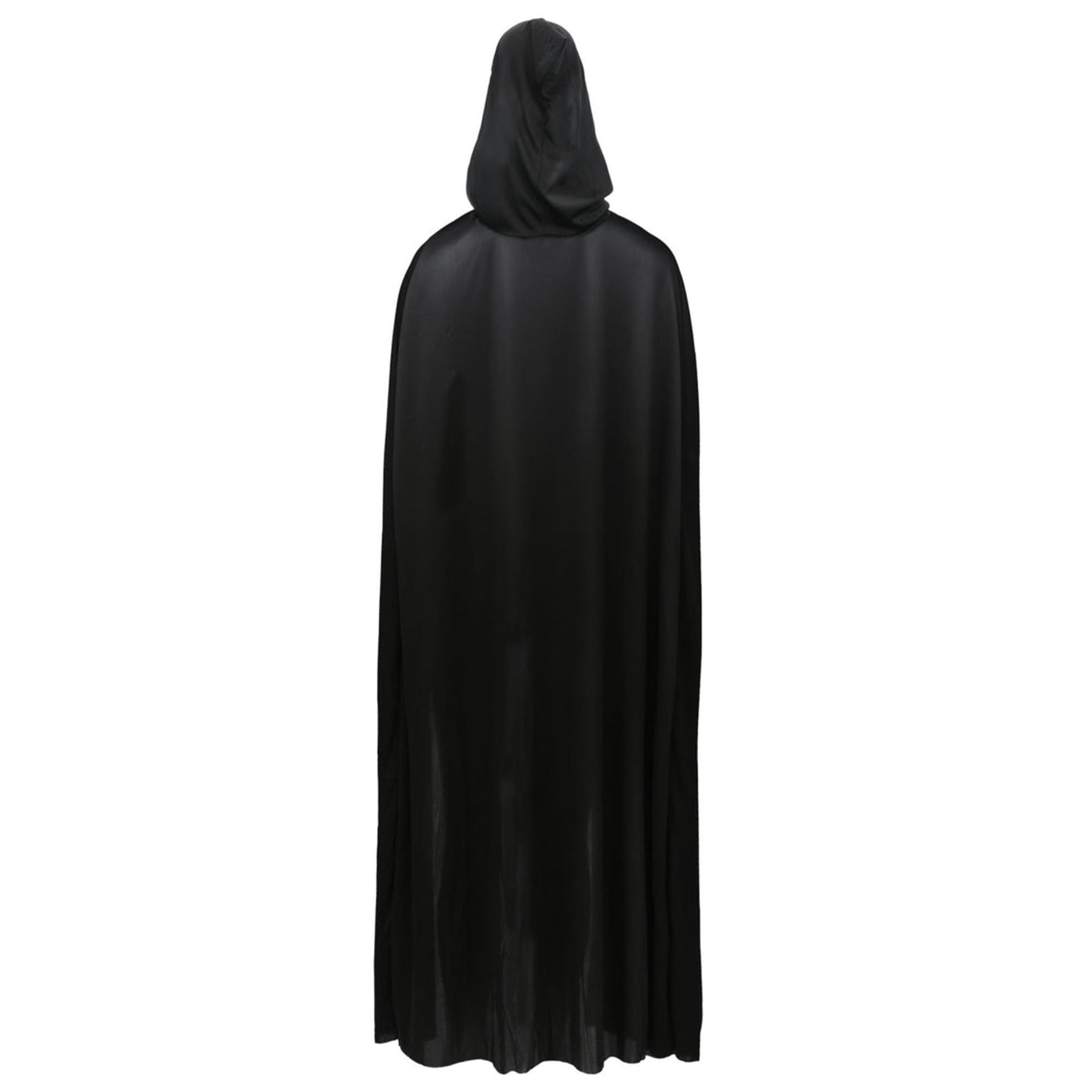 Black Hooded Cape Adult Costume Accessory