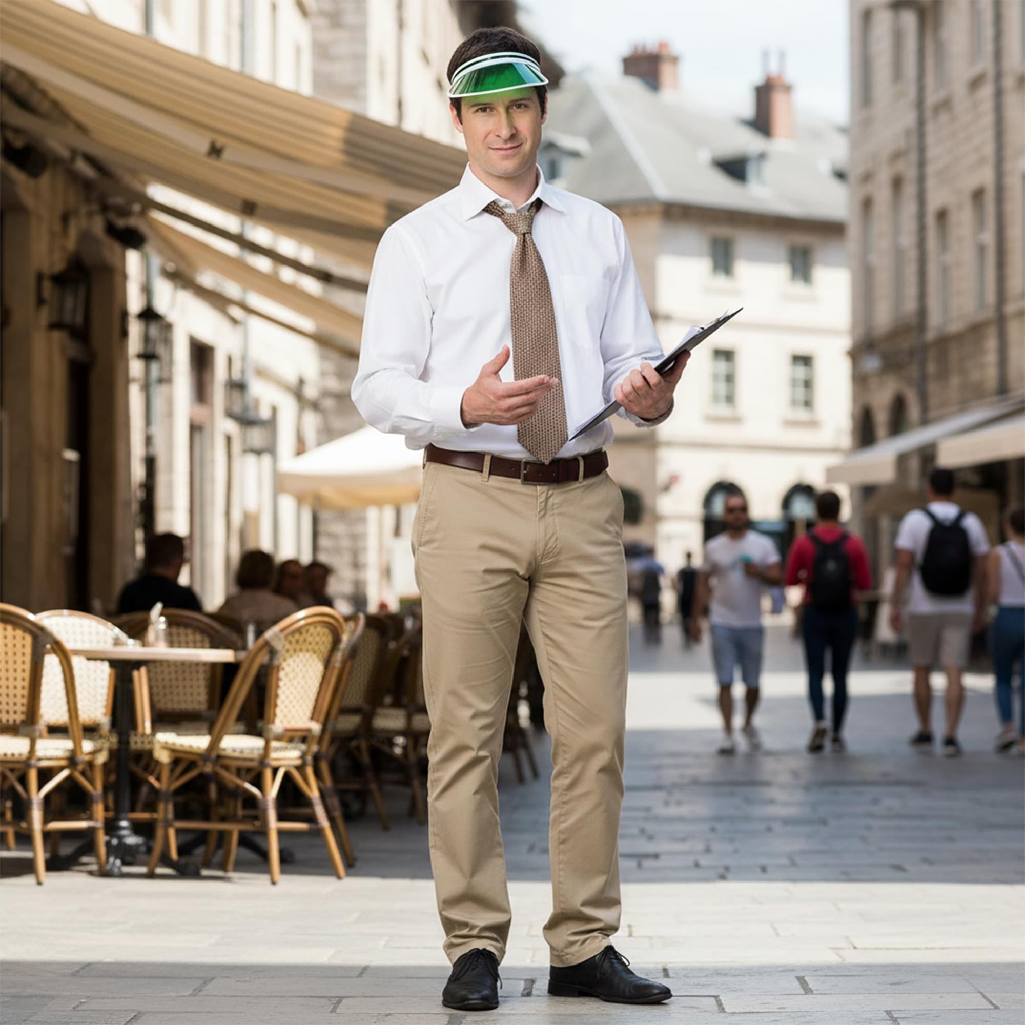 Green Poker Visor Child Costume