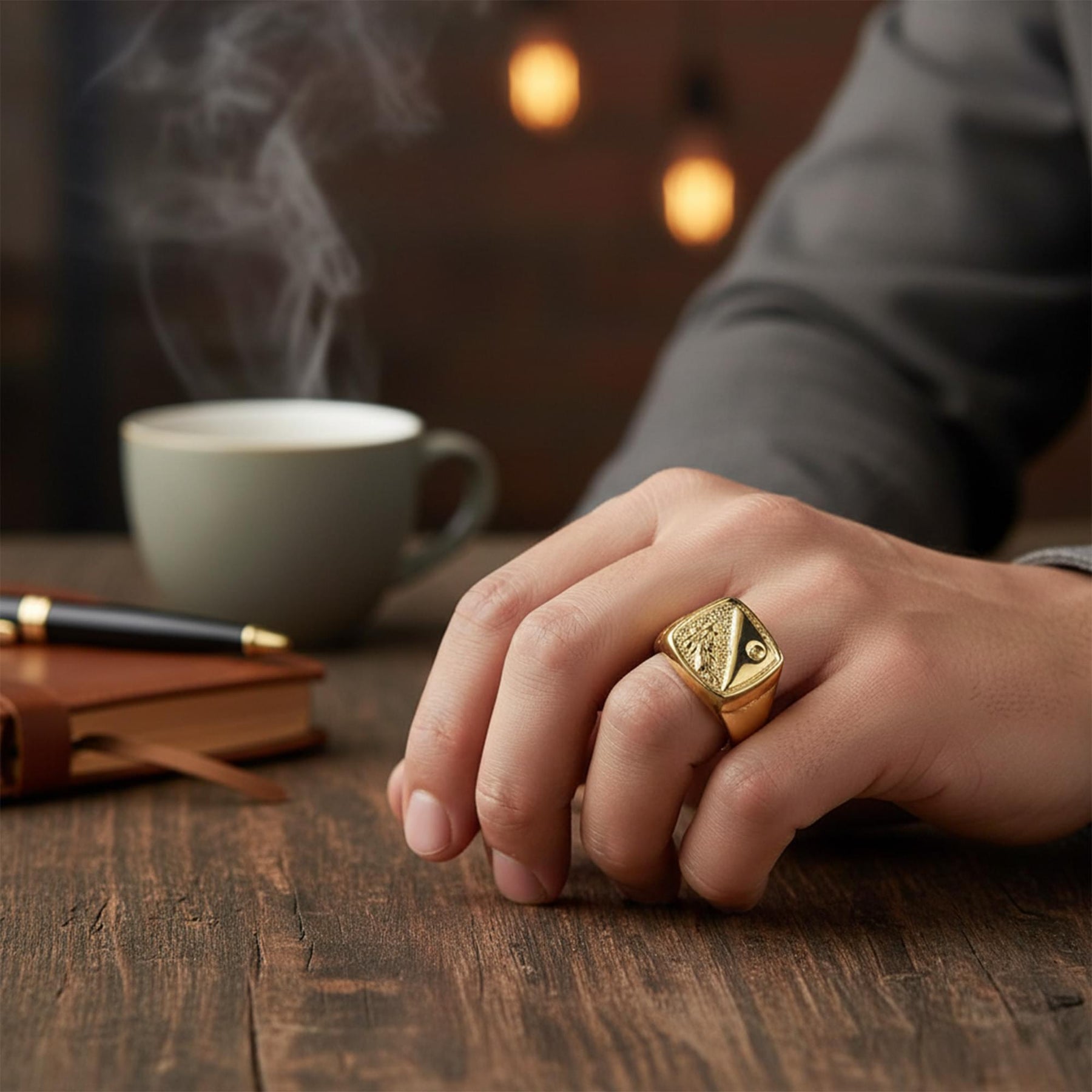 Gold Ring Costume Accessory