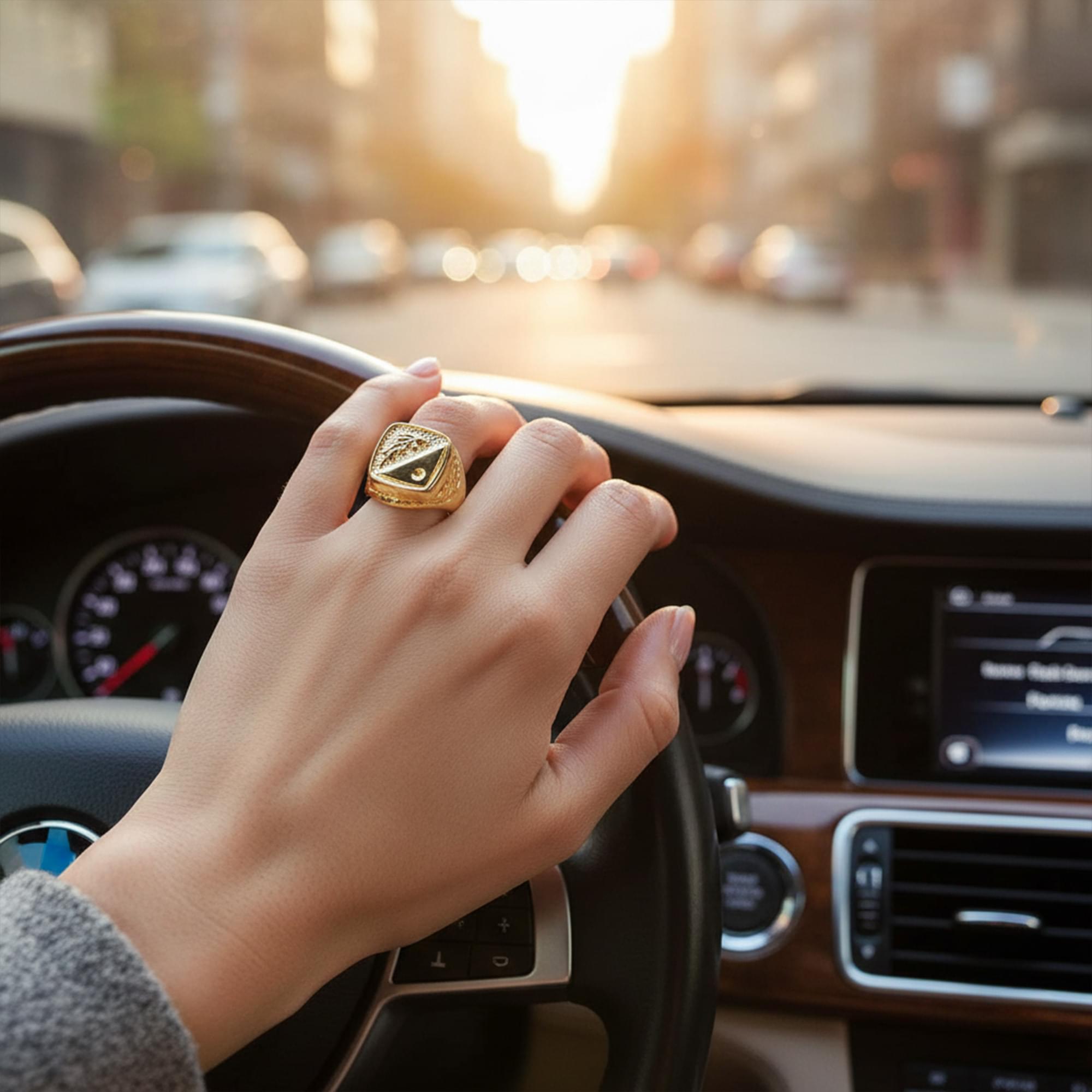 Gold Ring Costume Accessory