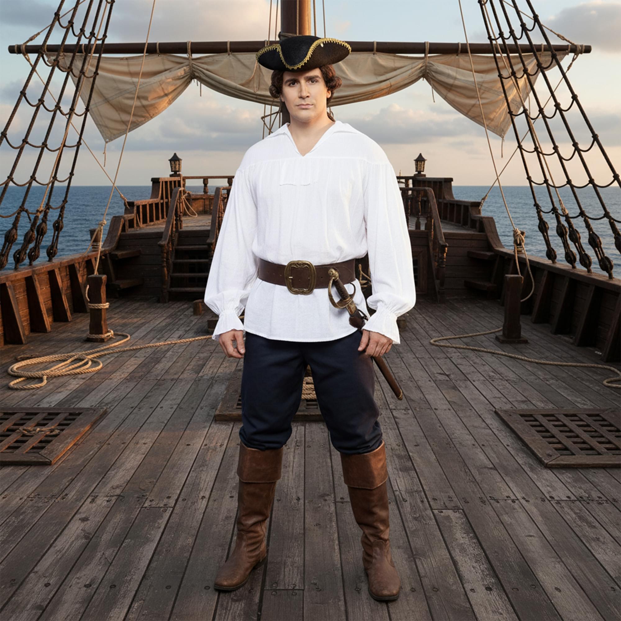 Tricorn Pirate Hat Costume Accessory