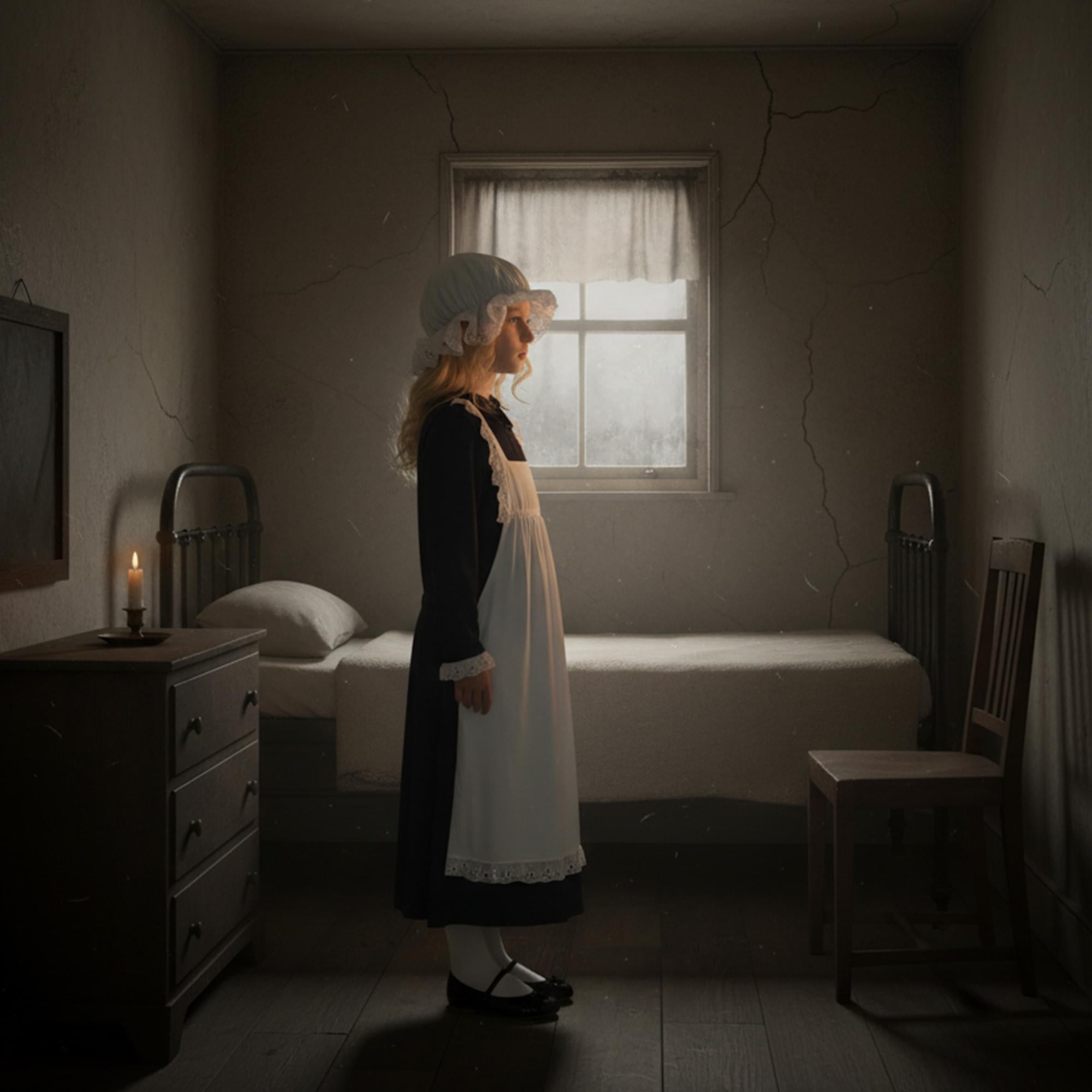 Poor Victorian  Maid Child Costume
