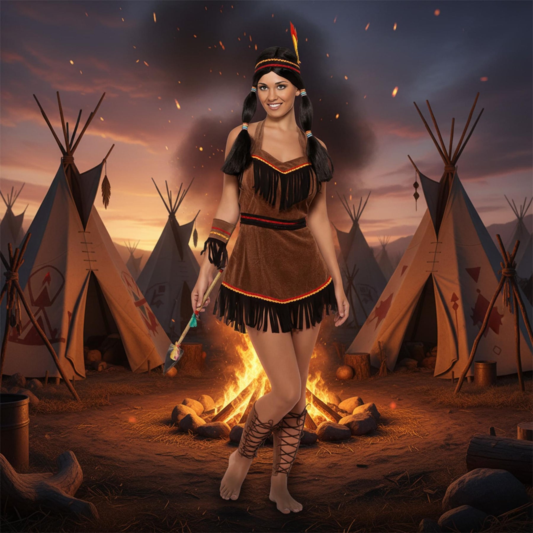 Indian Woman Adult Costume