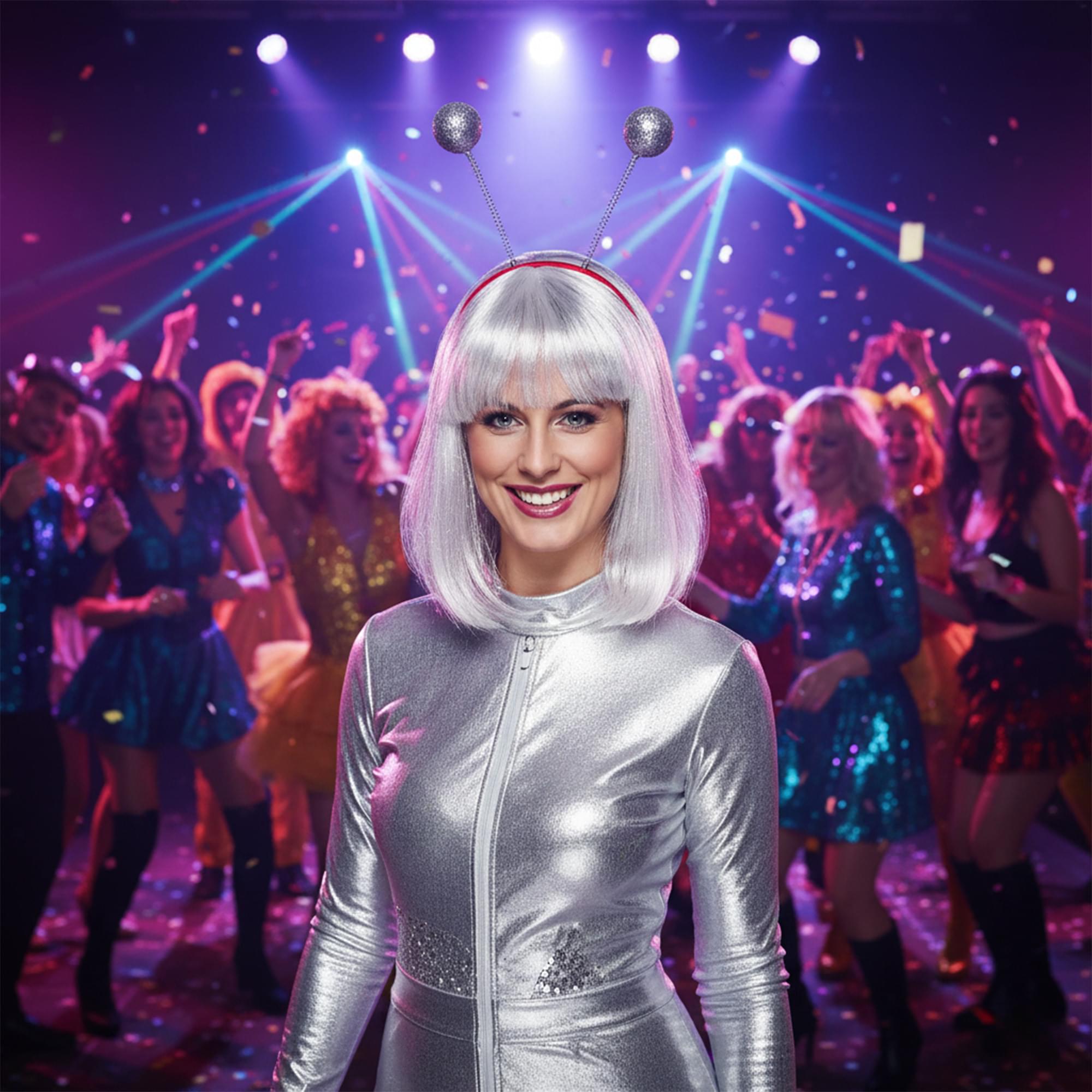 Glitter Ball Head Boppers Child Costume