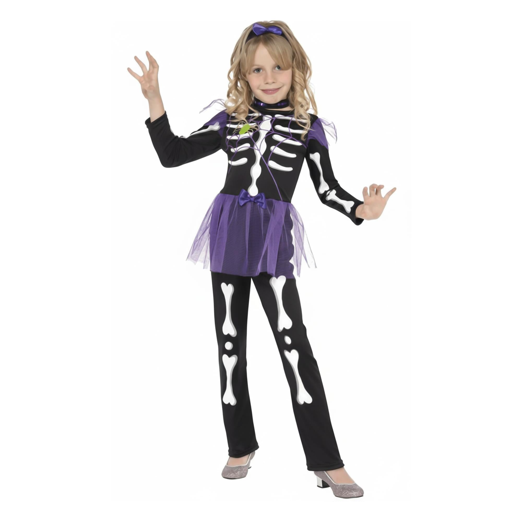 Skellie Punk Girl Child Costume