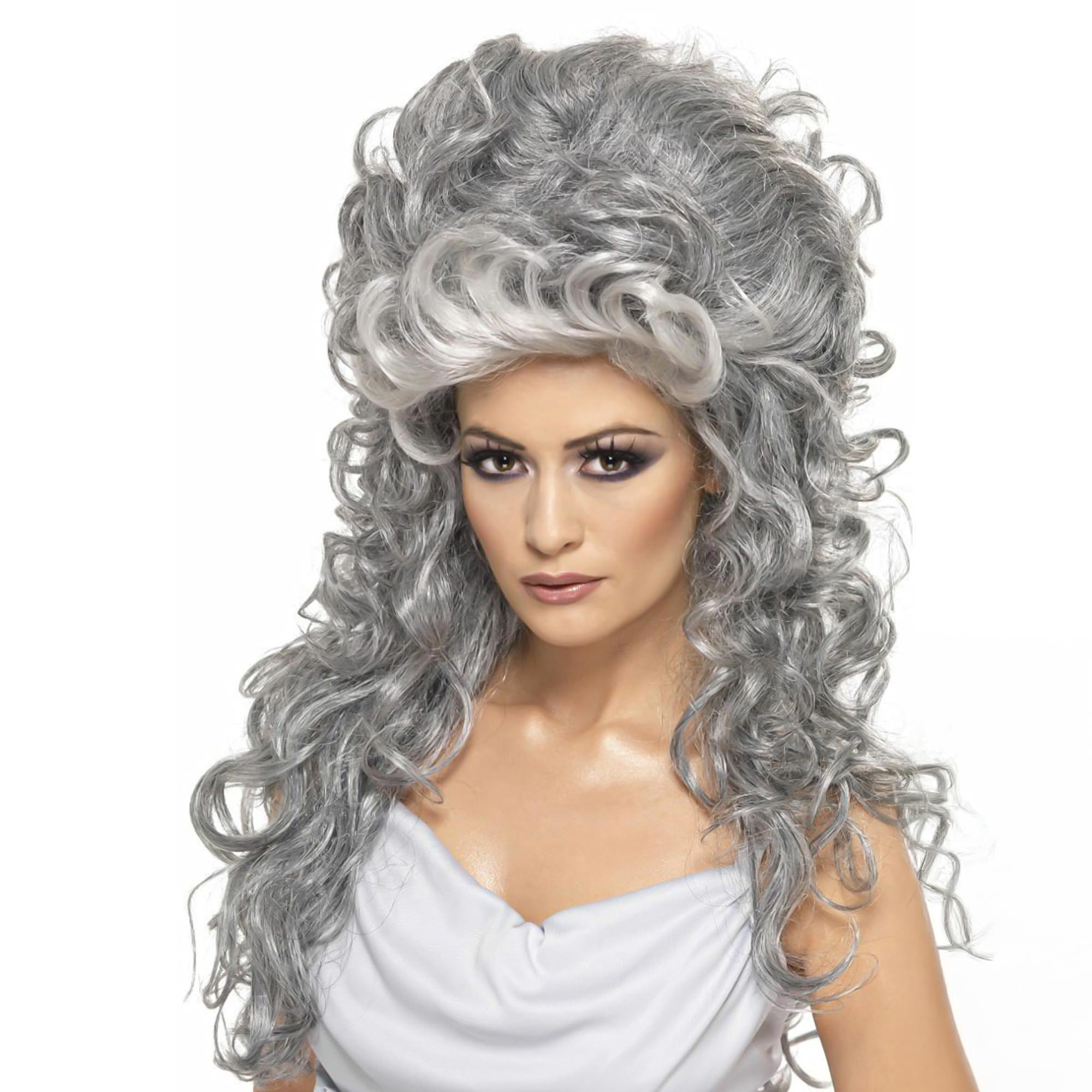 Medeia Witch Beehive Grey Wig Costume Accessory