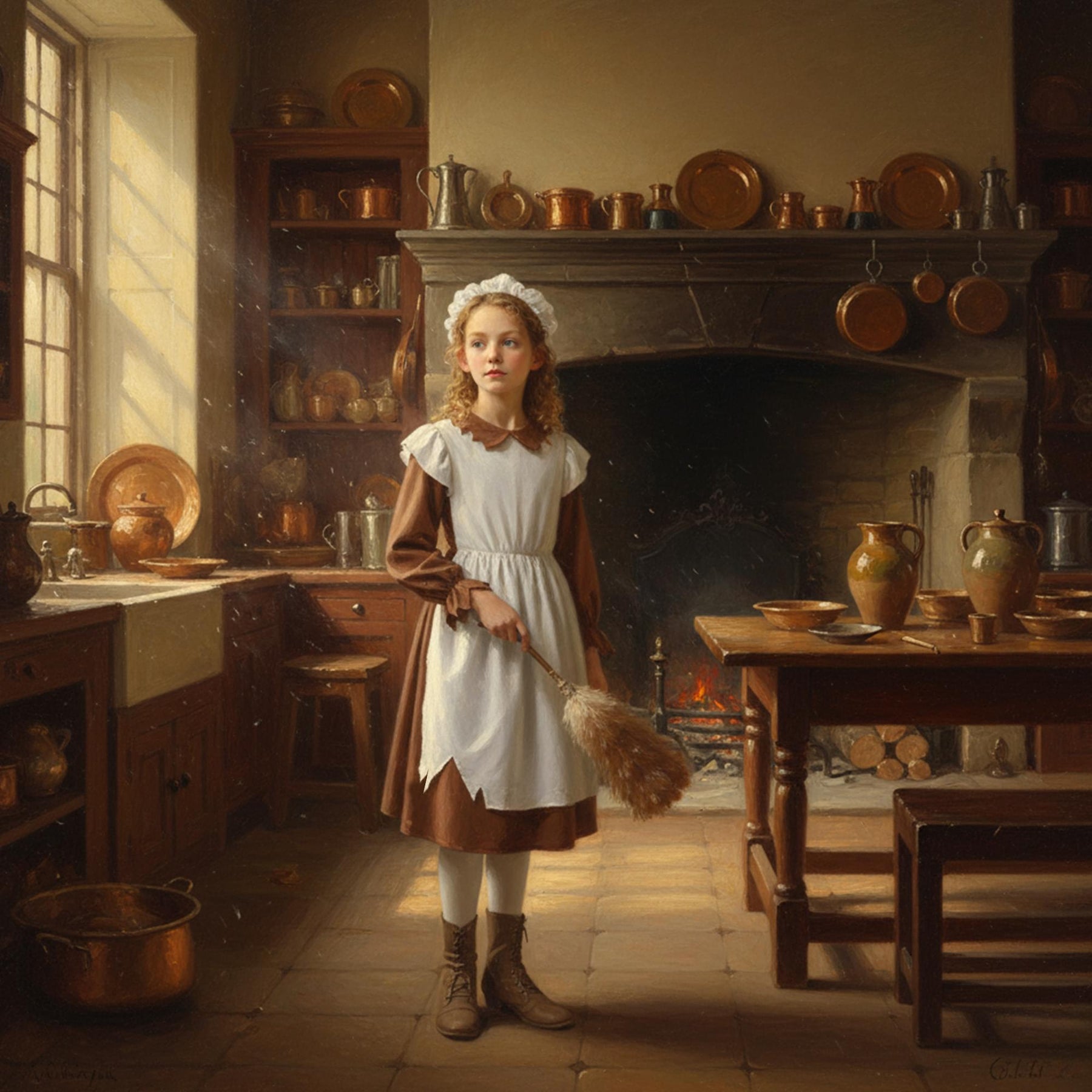 Poor Victorian Girl Child Costume