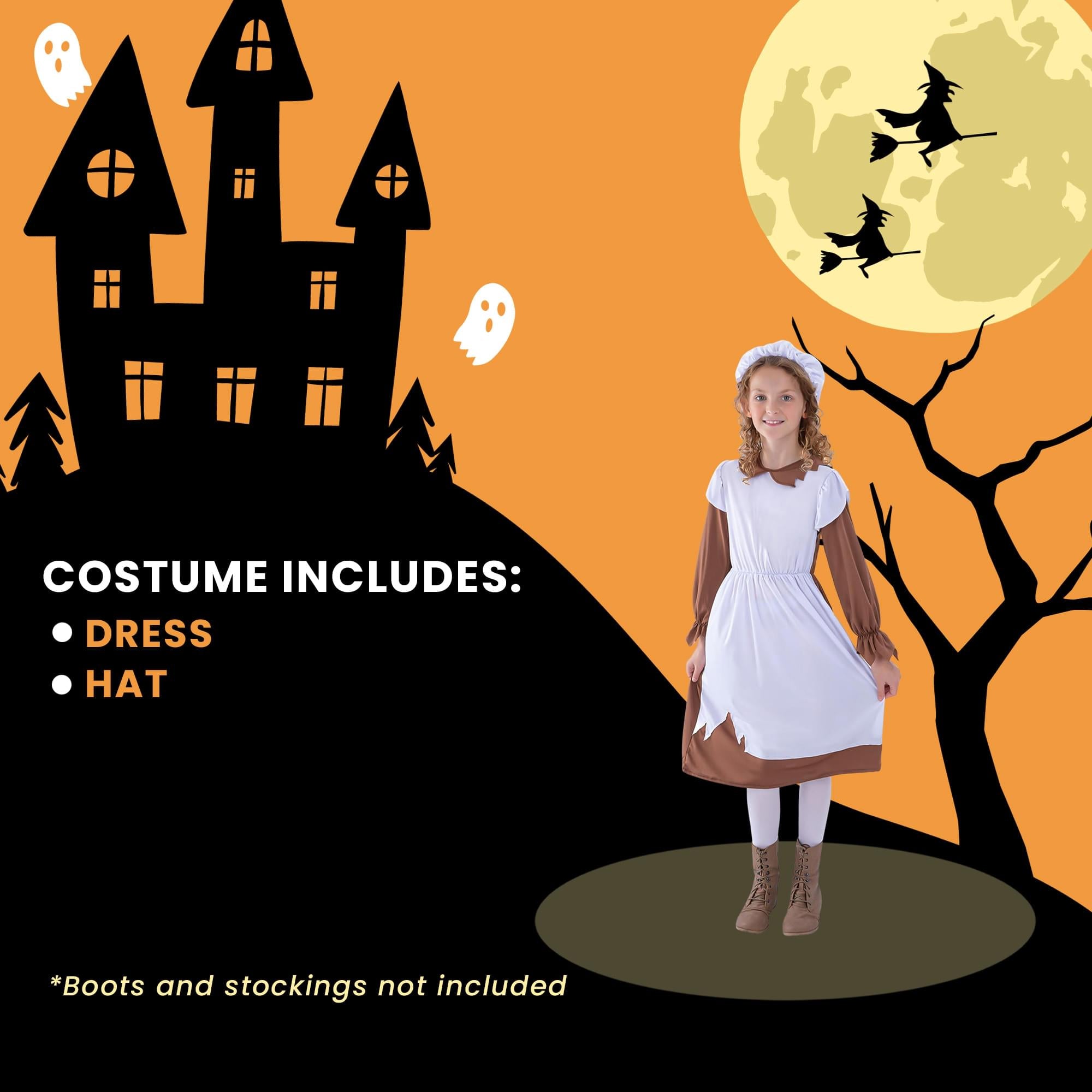 Poor Victorian Girl Child Costume