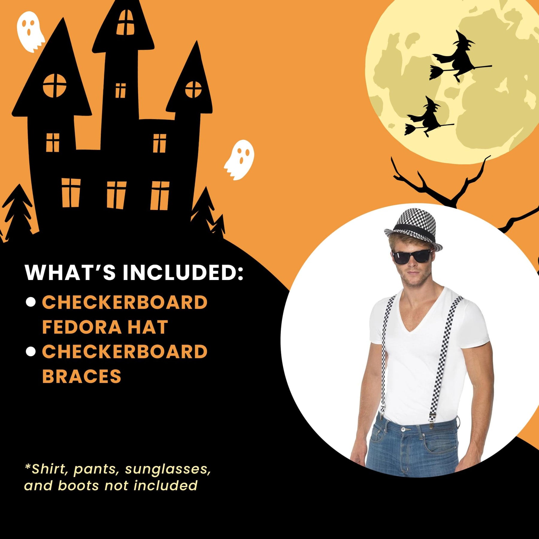 80's Ska Instant Adult Costume Kit