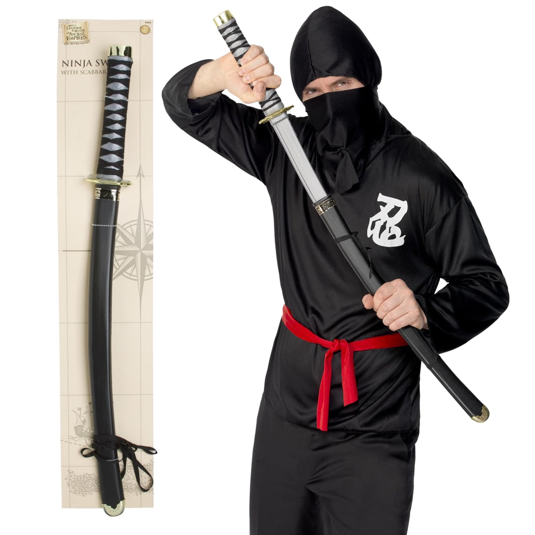 Ninja Sword and Scabbard Adult Costume Accessory