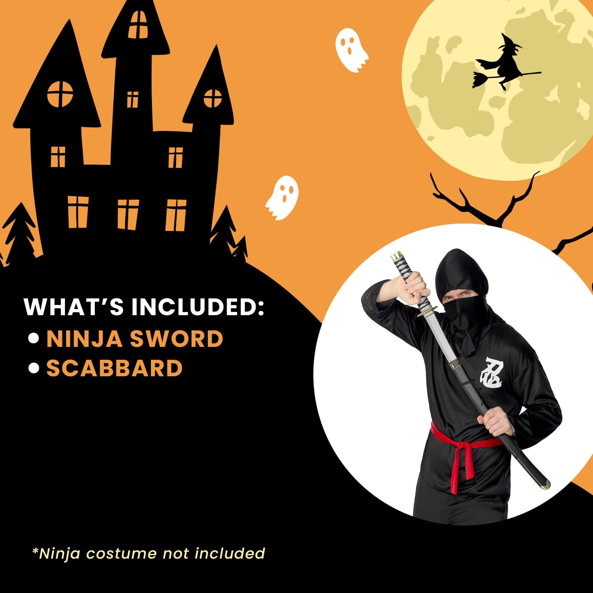 Ninja Sword and Scabbard Adult Costume Accessory