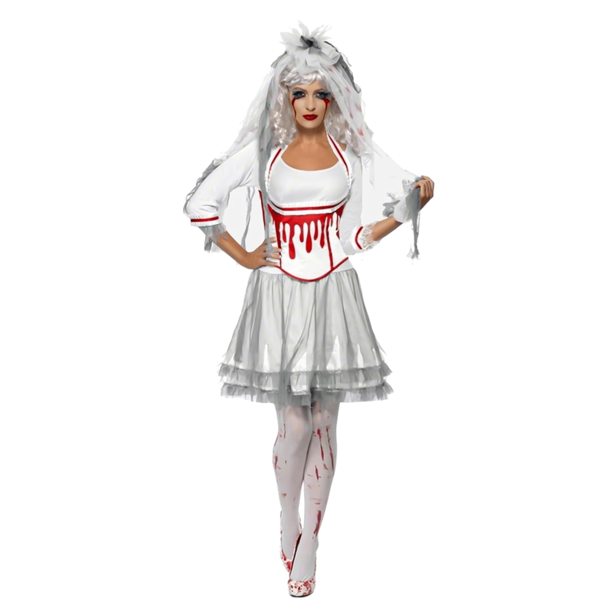 Blood Drip Bride Adult Costume