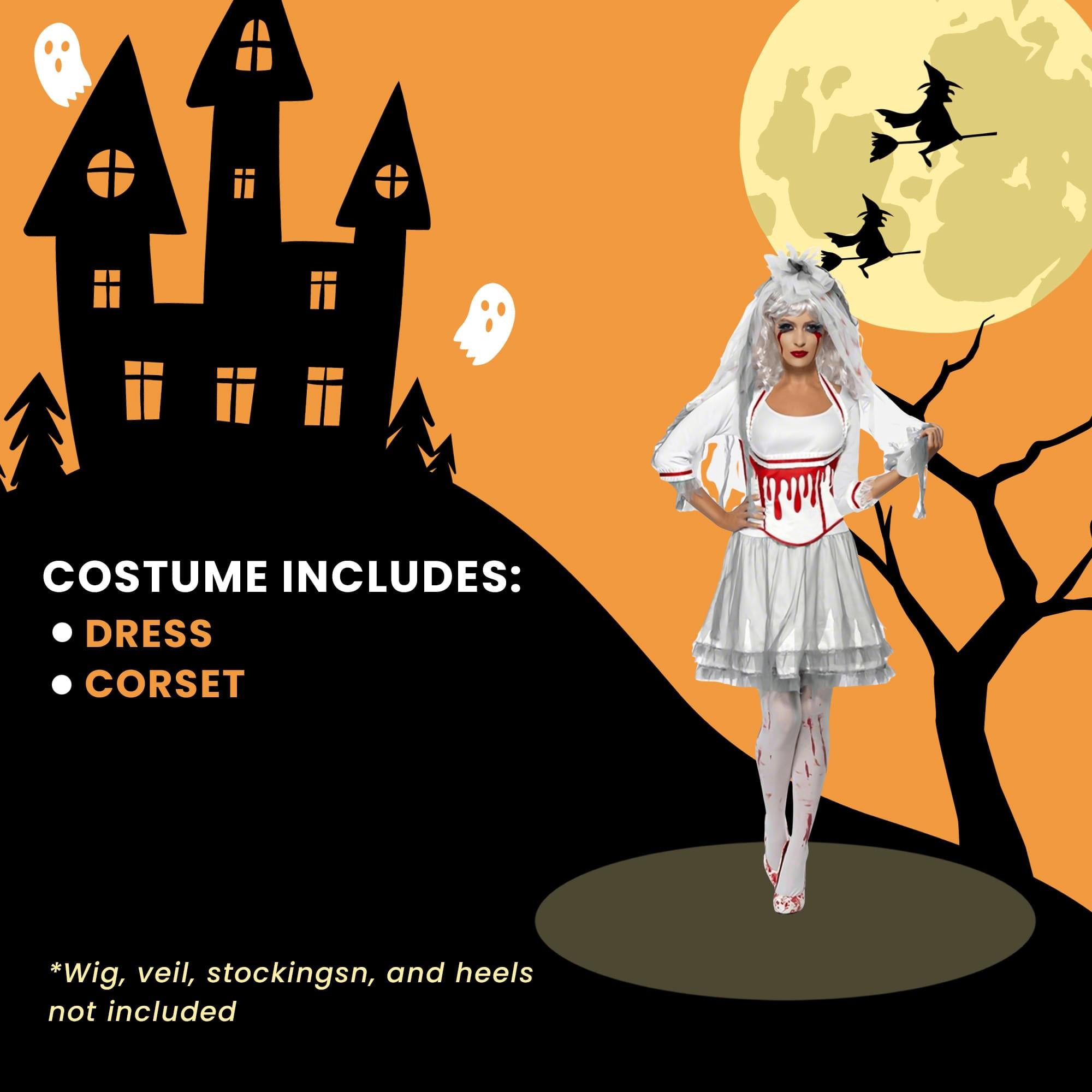 Blood Drip Bride Adult Costume
