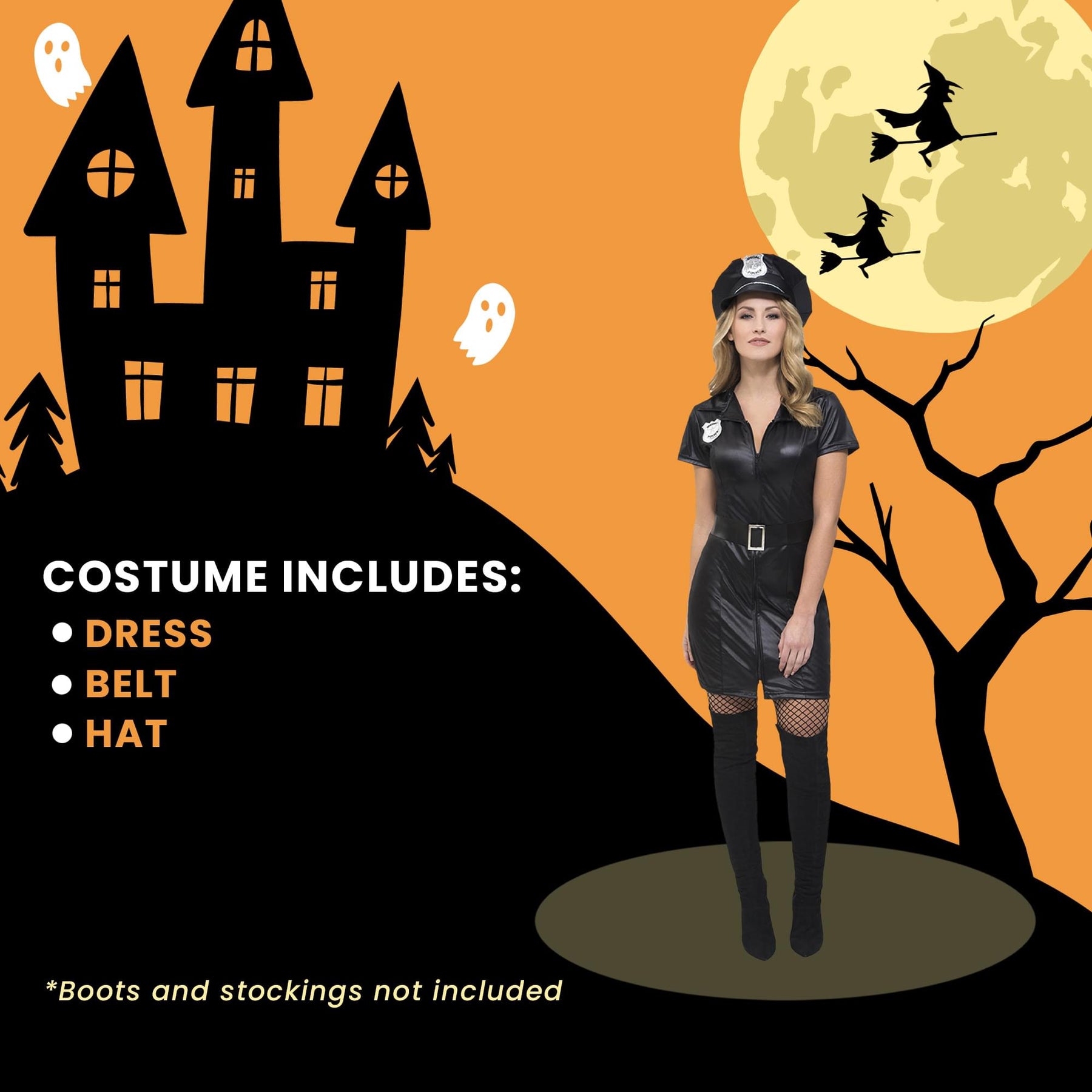 Female Police Adult Costume