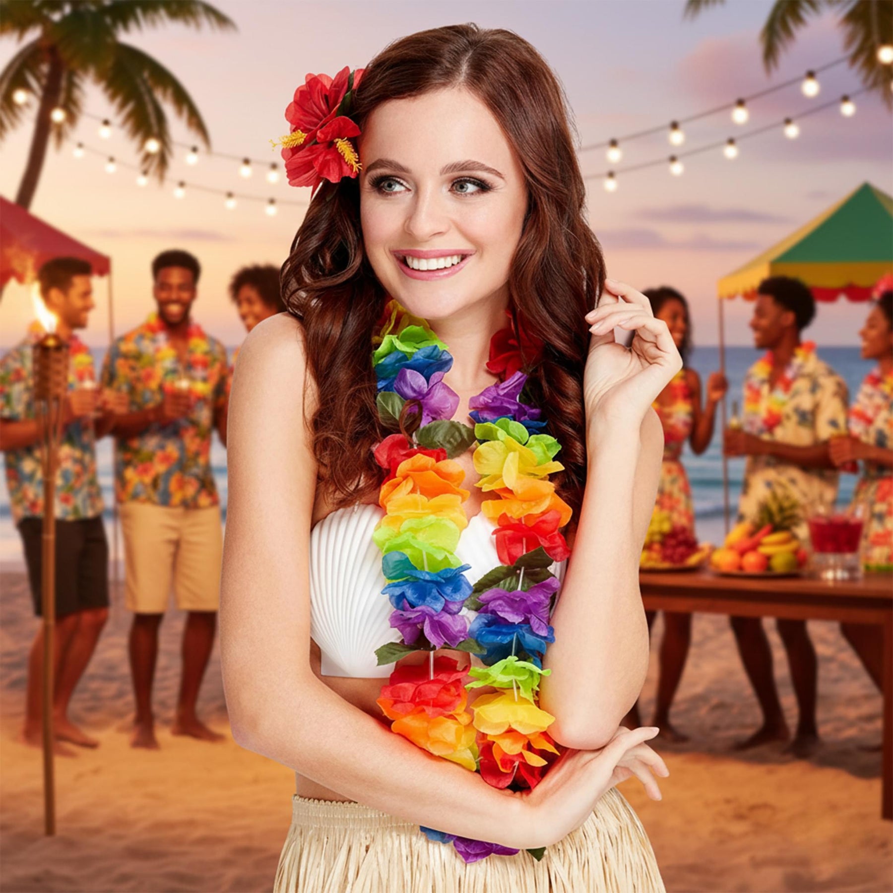 Bright Lei Adult Costume