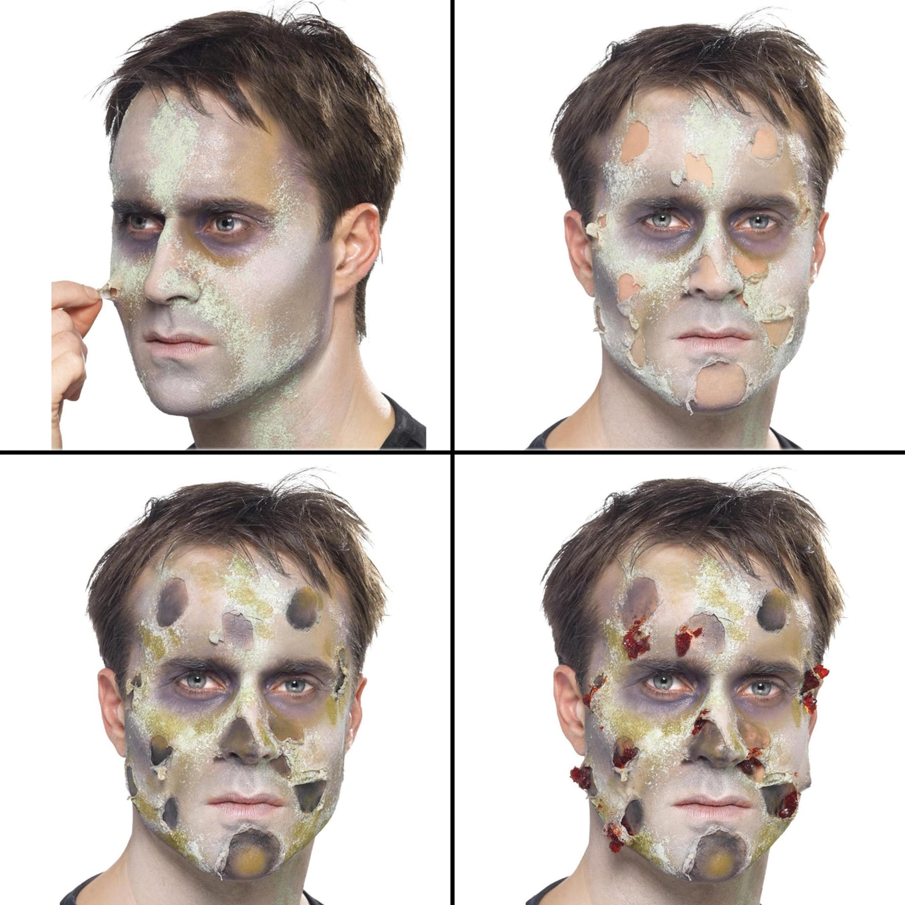 Zombie Latex Make-up Kit Costume Accessory