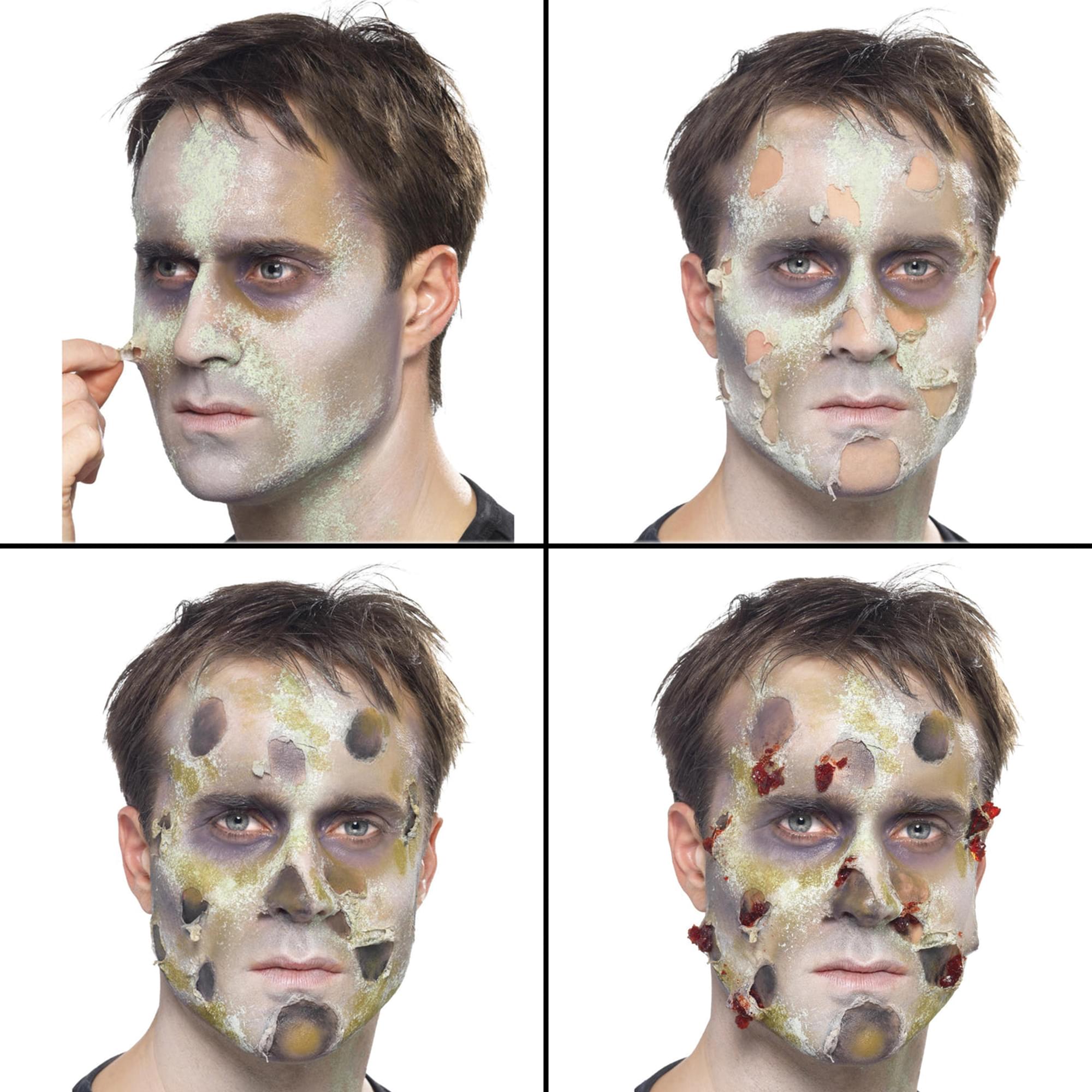 Zombie Latex Make-up Kit Costume Accessory