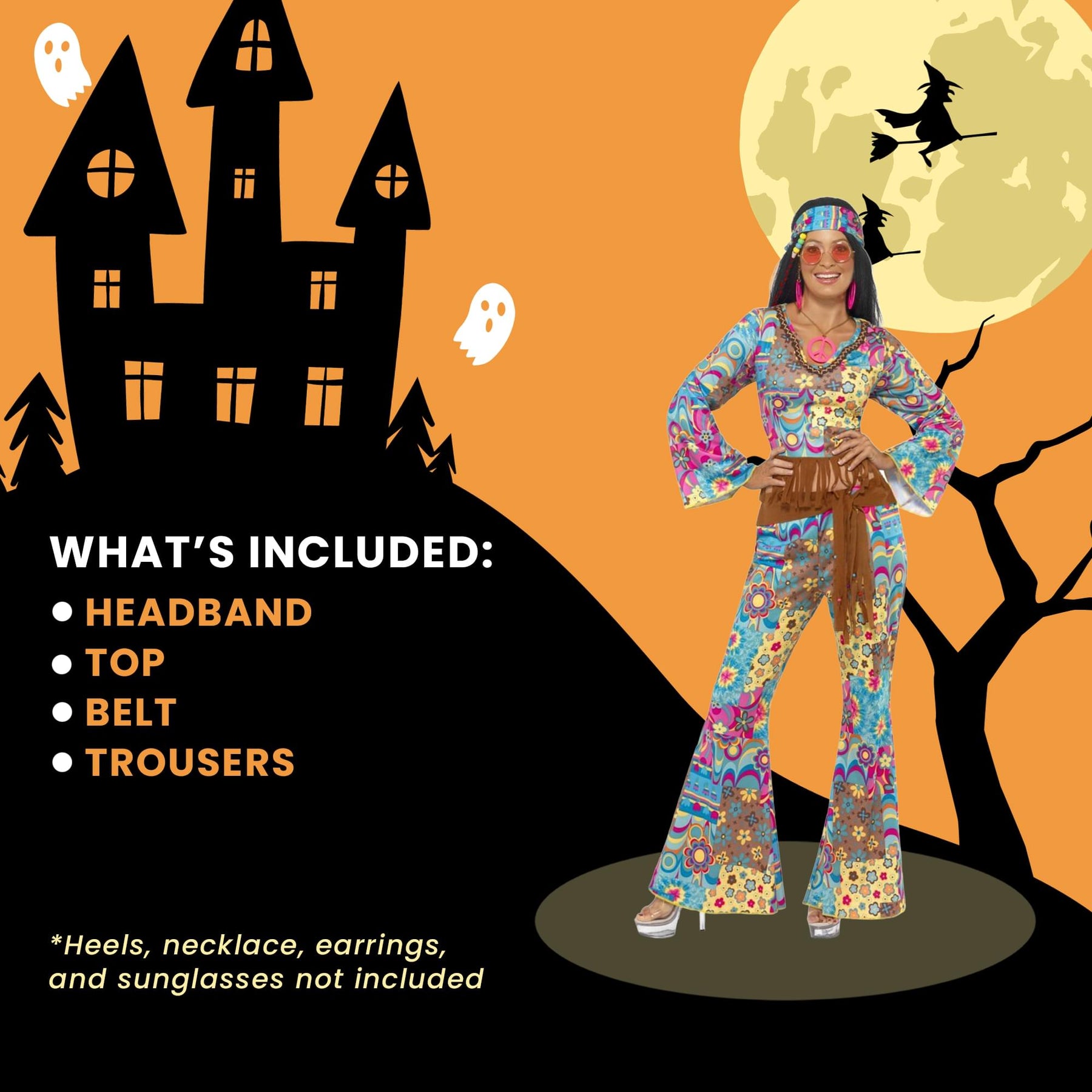 Hippie Girl Adult Costume