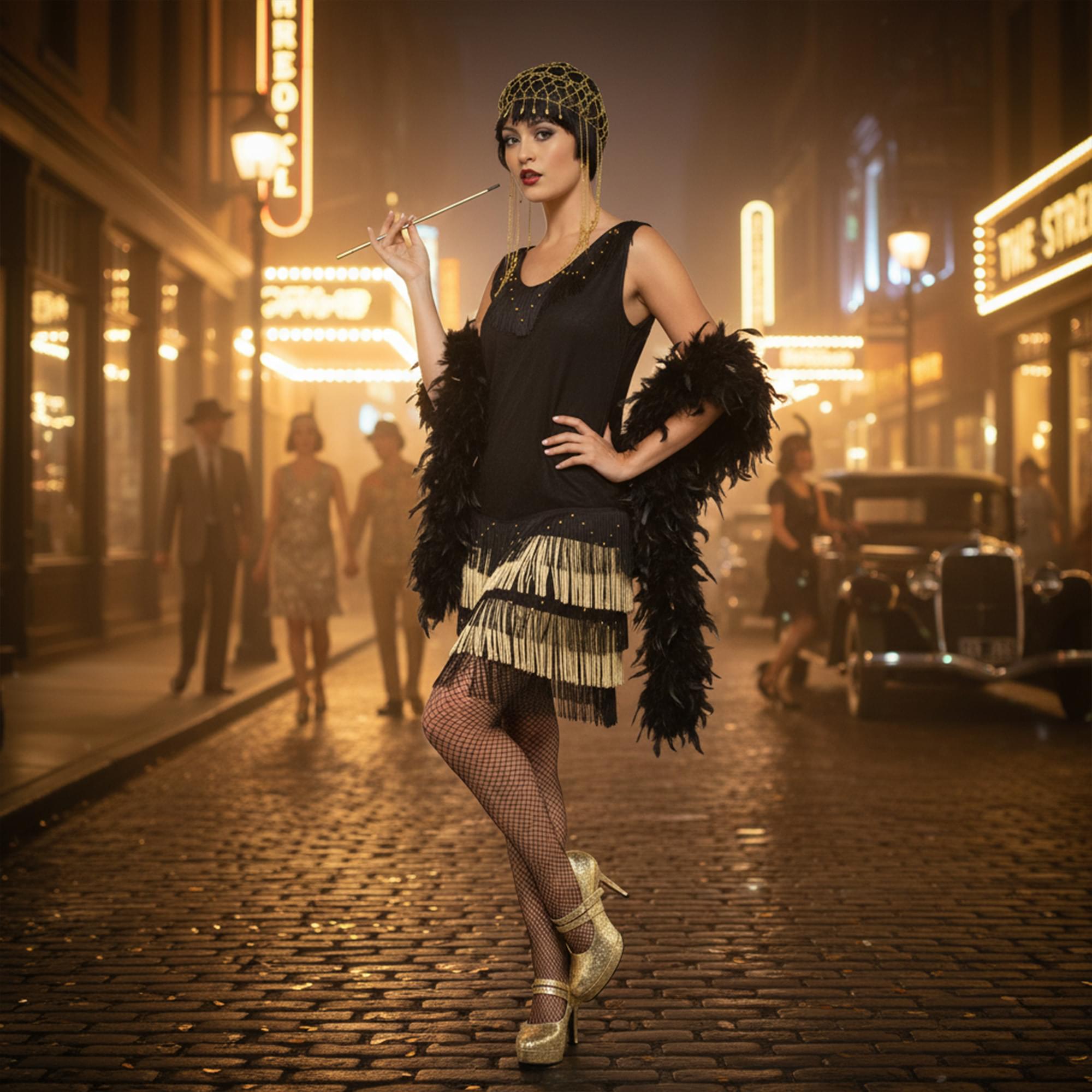 Fringe Flapper Dress Costume Accessory