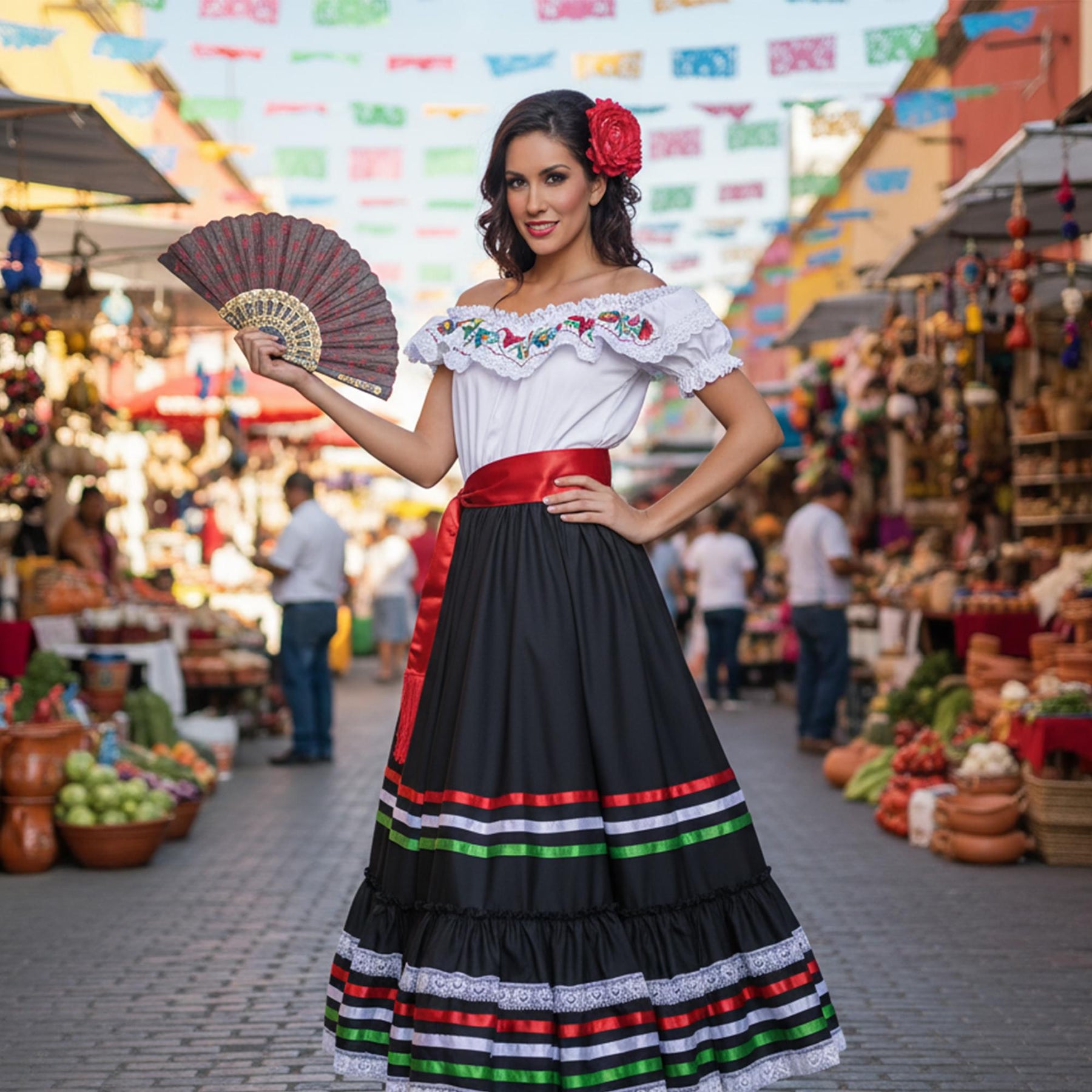 Traditional Mexican Woman Adult Costume
