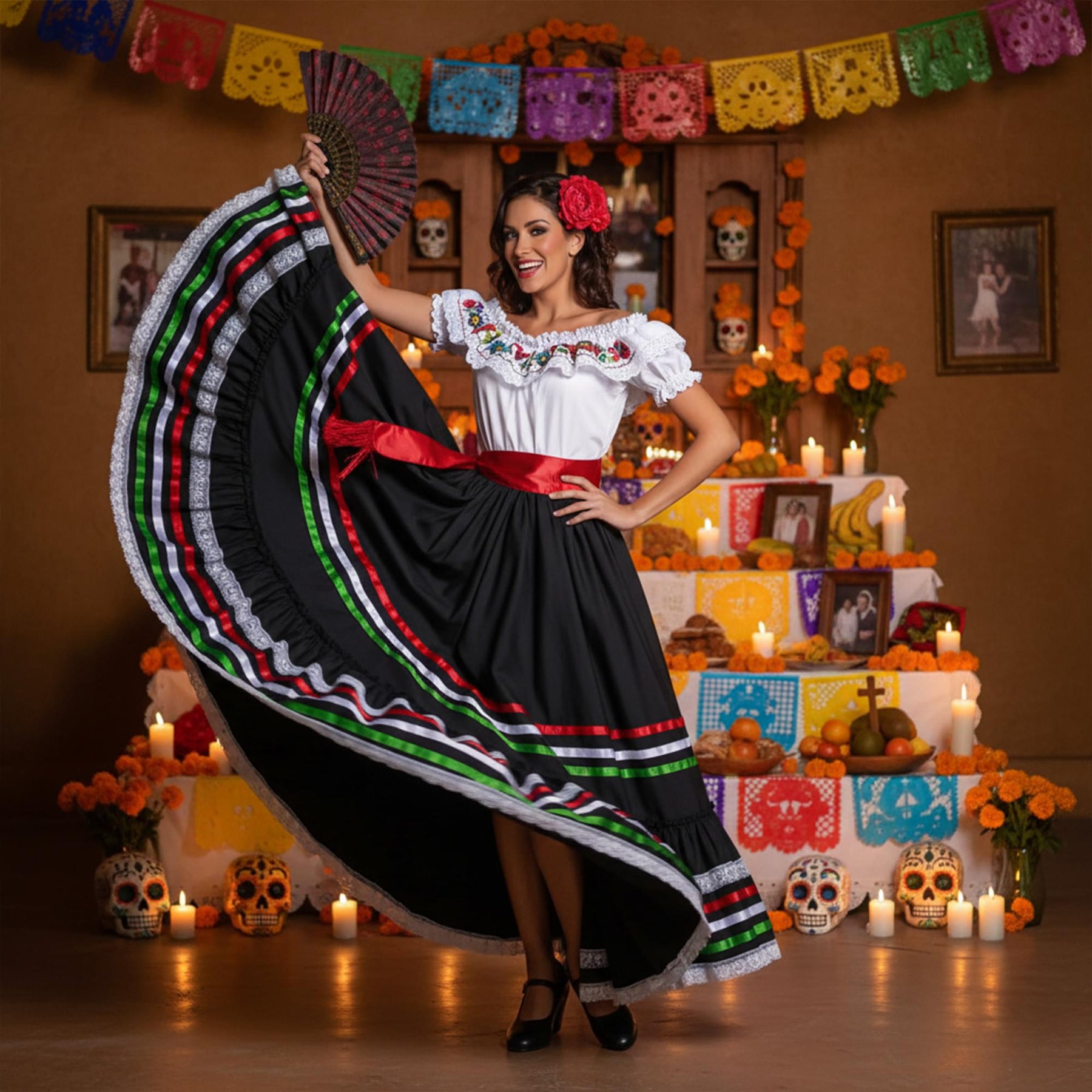 Traditional Mexican Woman Adult Costume