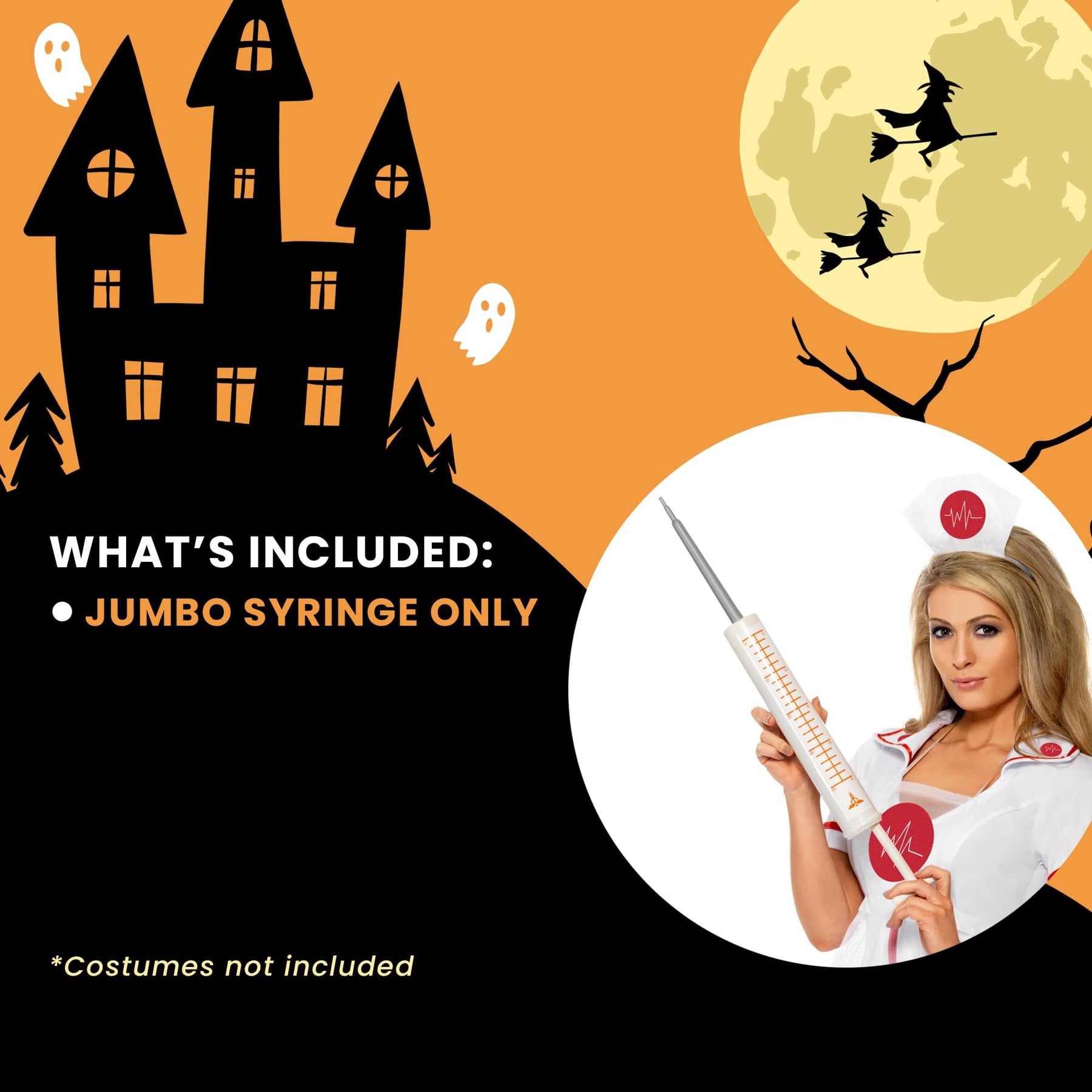 Jumbo Syringe Adult Costume Accessory