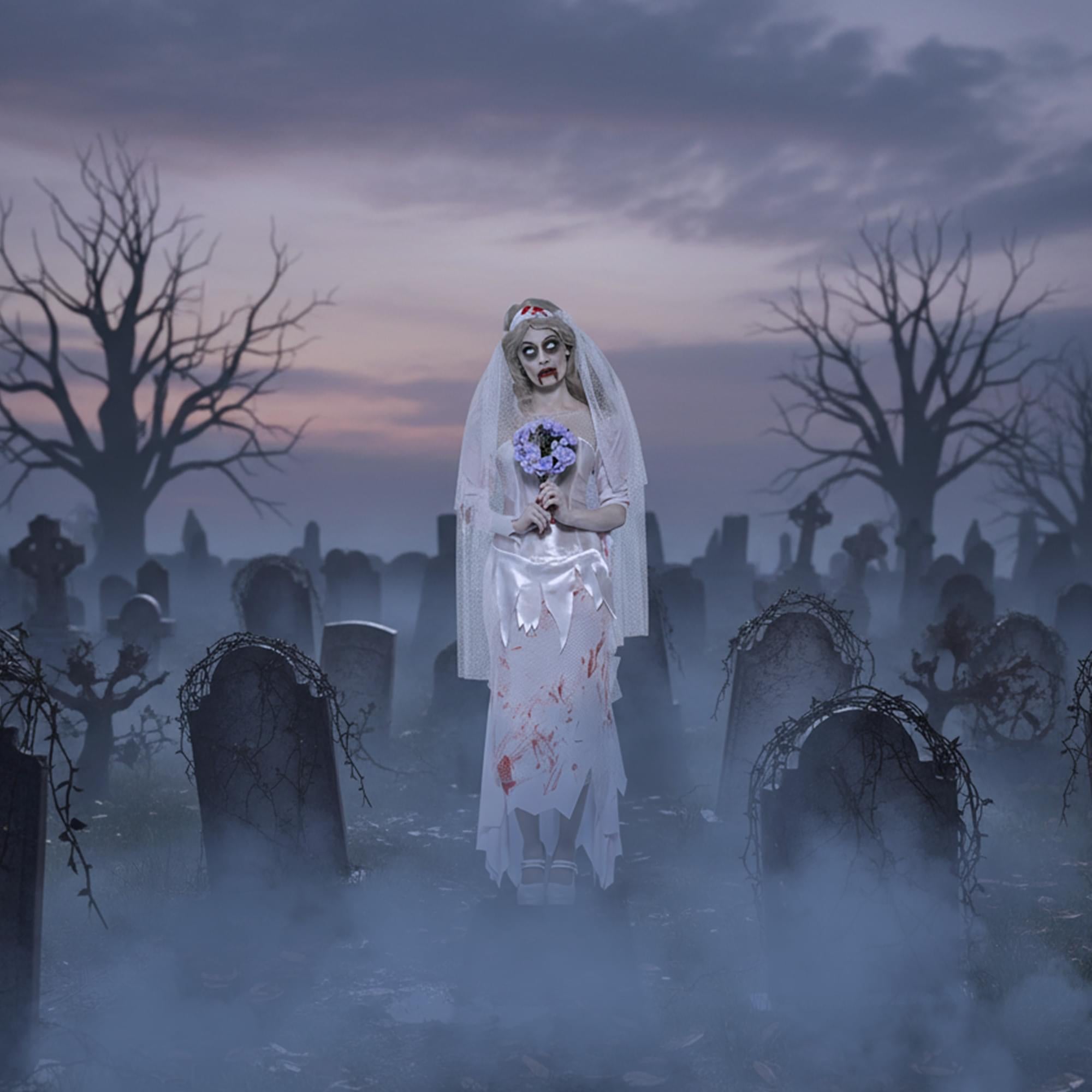 Dead Bride Child Costume
