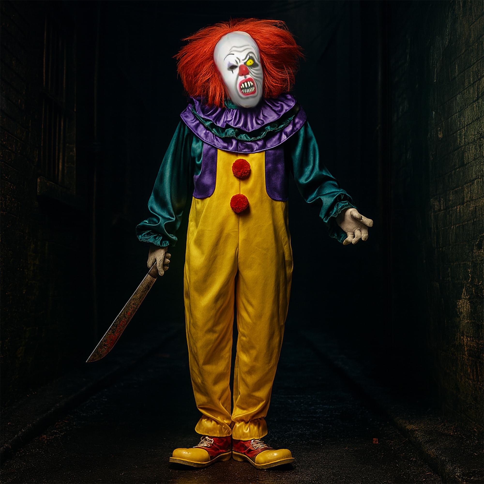 Creepy Clown Chest: Child Costume