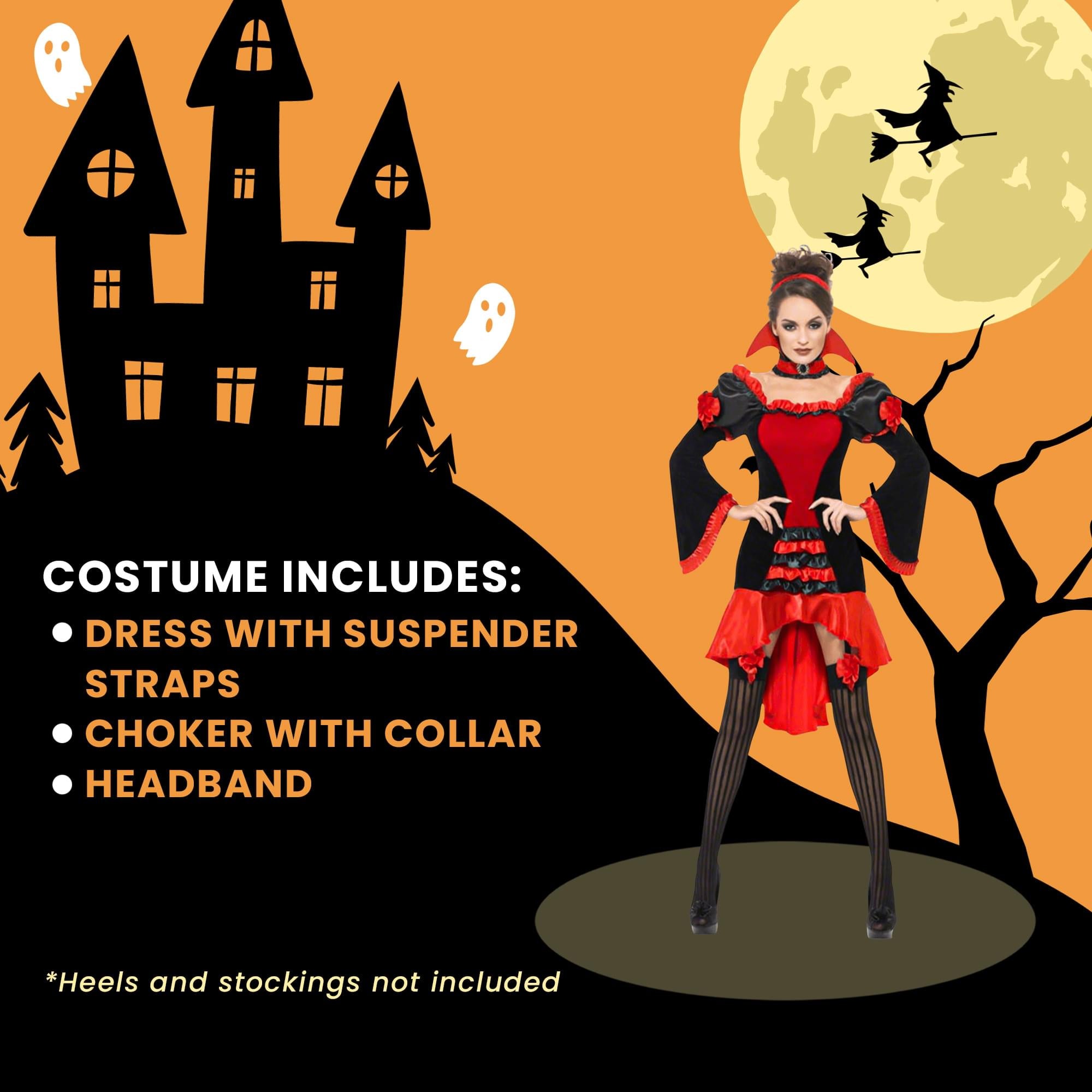 Fever Boudoir Vampiress Adult Costume