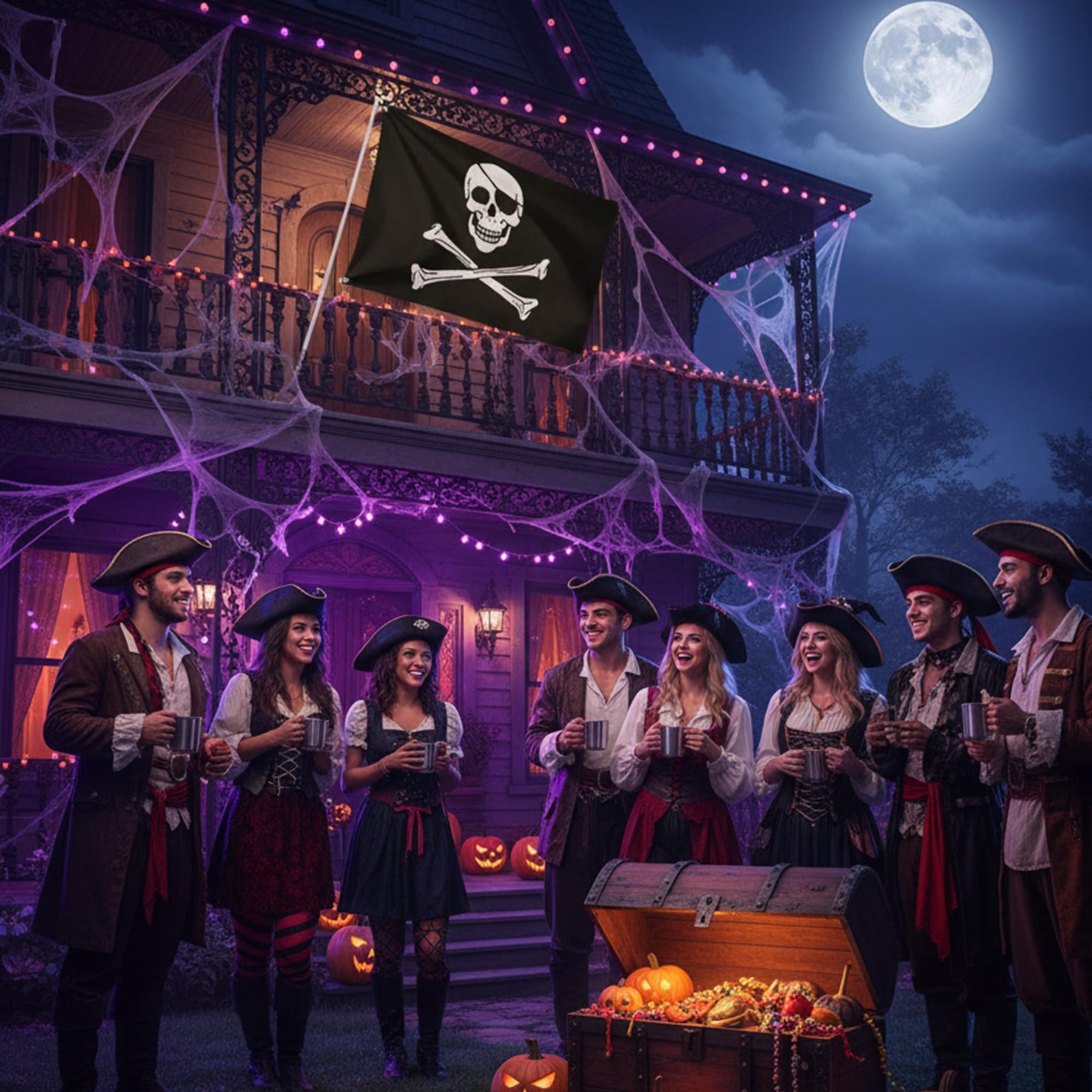 3x2 Pirate Flag Decoration