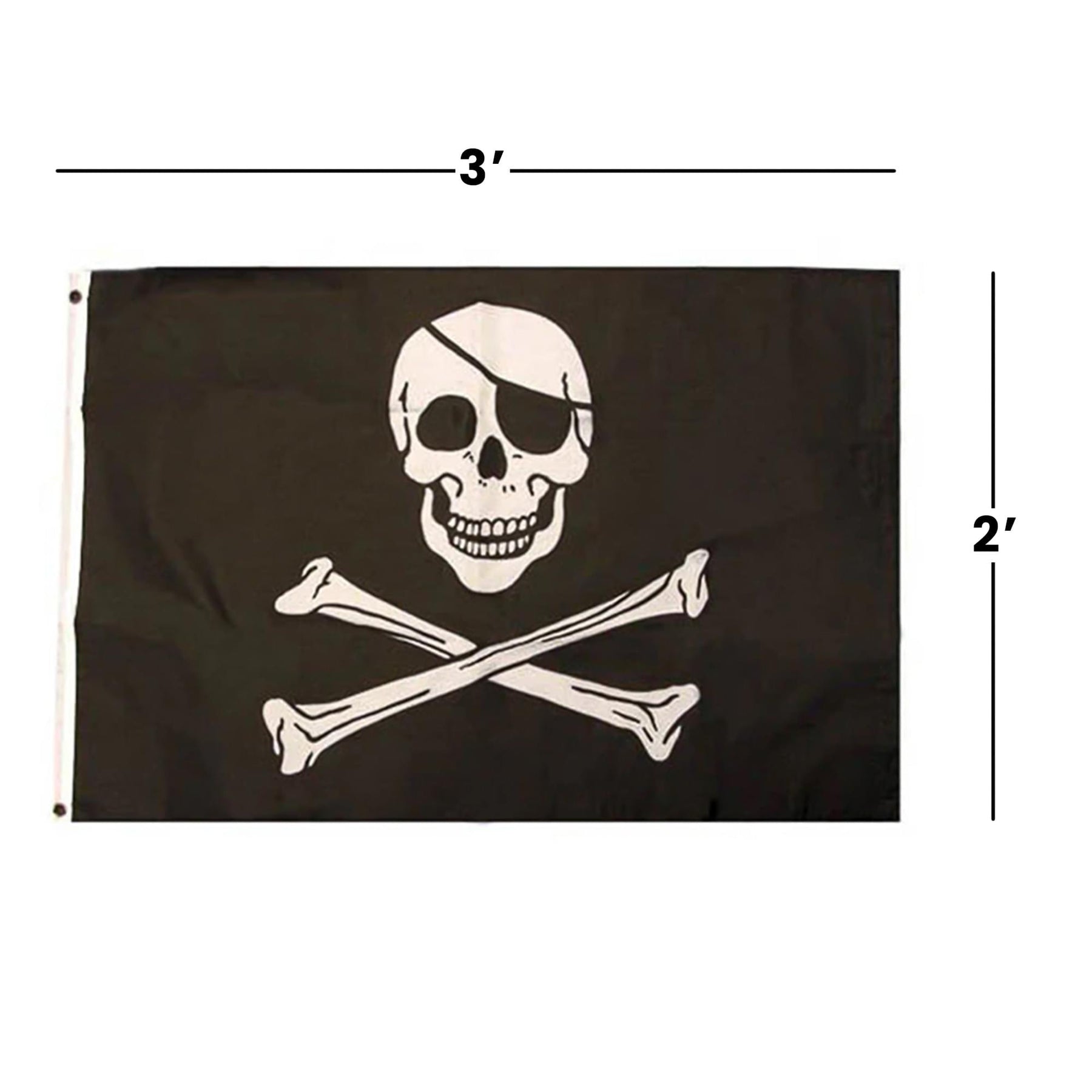 3x2 Pirate Flag Decoration