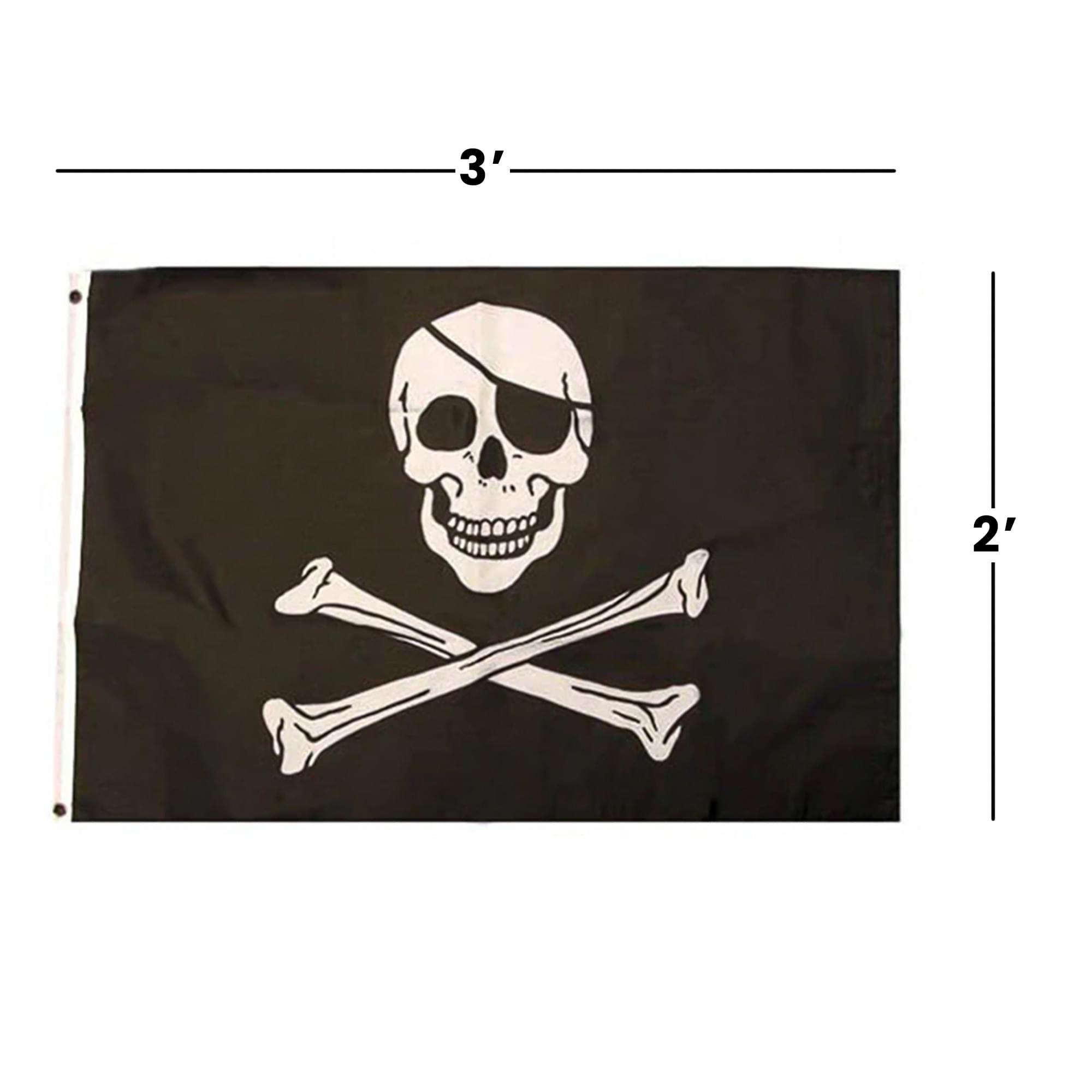 3x2 Pirate Flag Decoration
