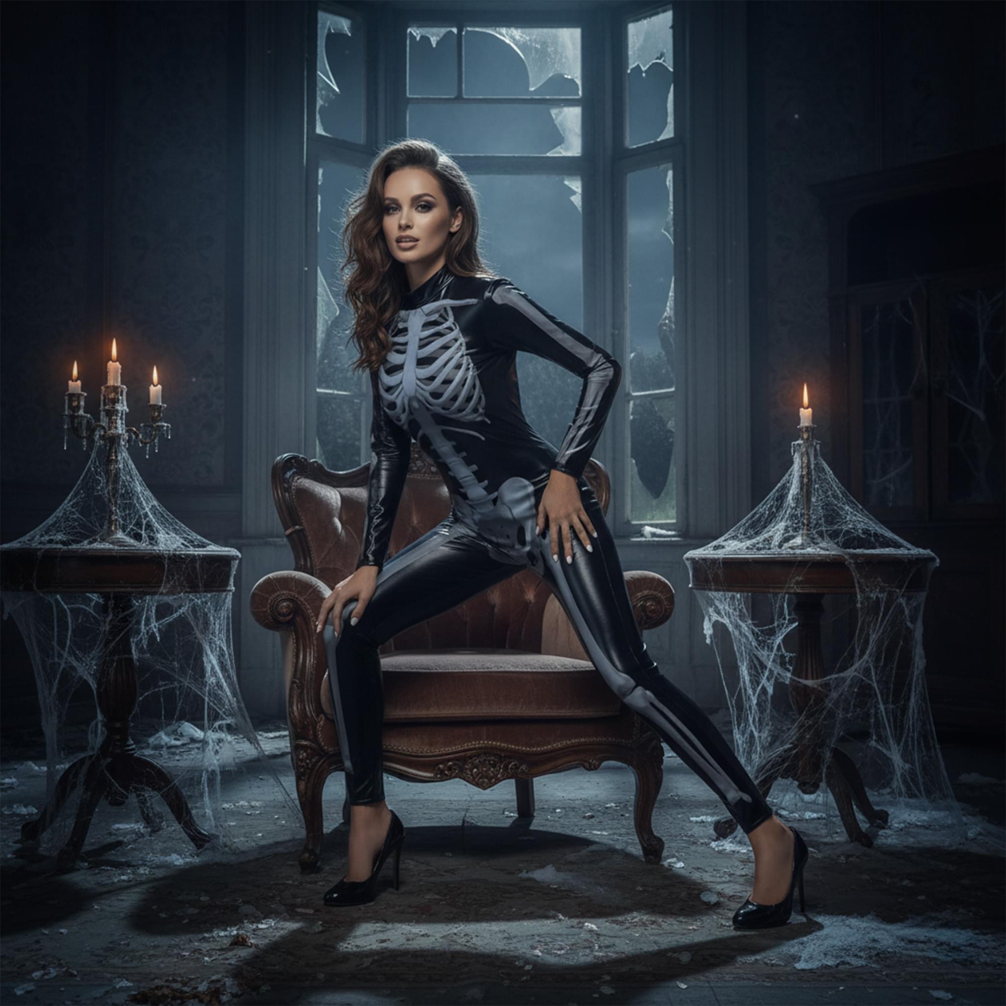 Fever Skeleton Child Costume