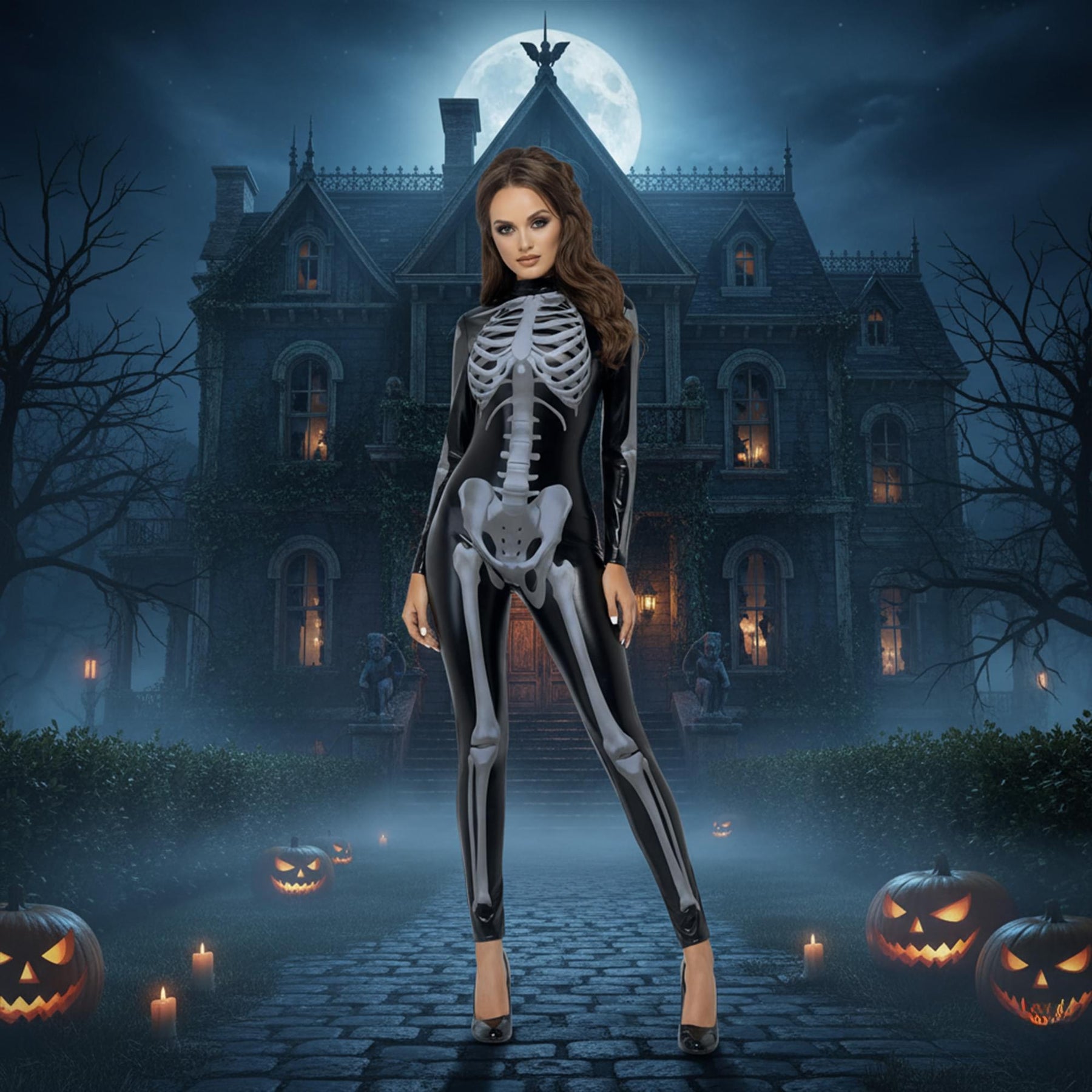Fever Skeleton Child Costume
