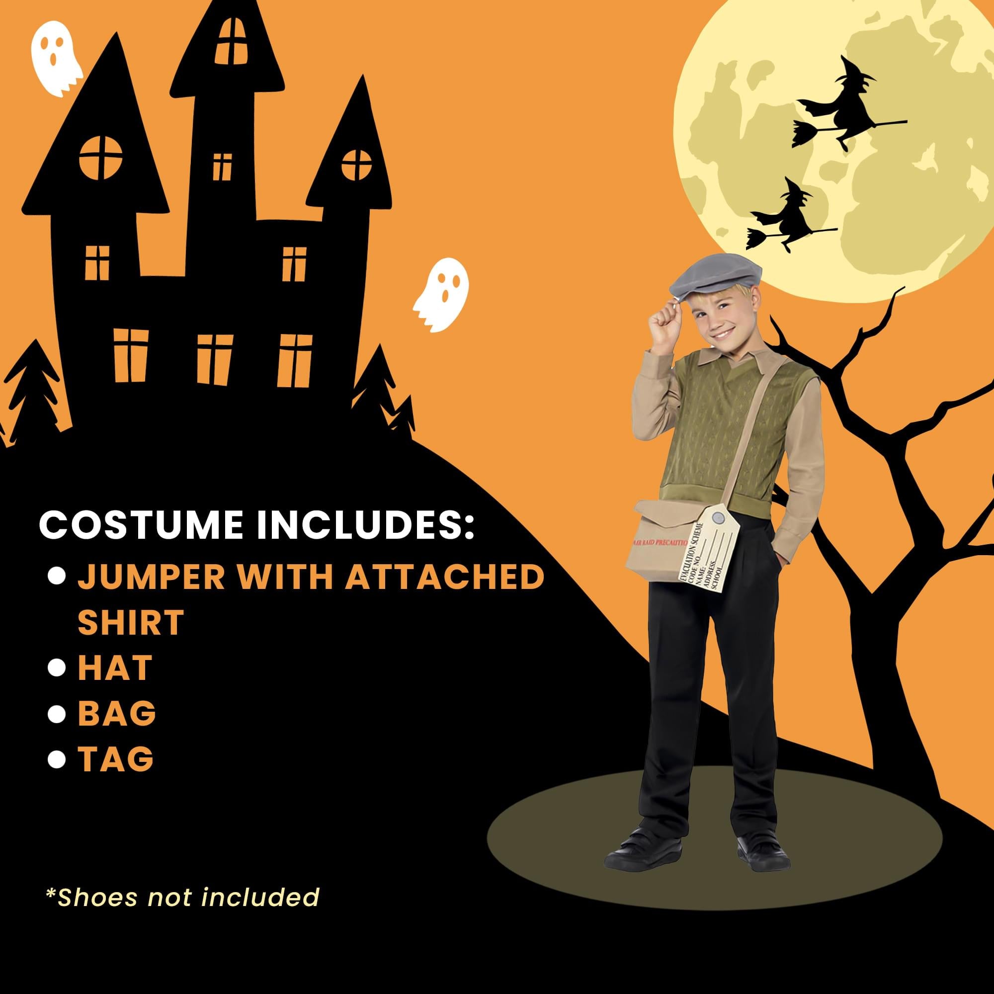 Evacuee Boy Child Costume