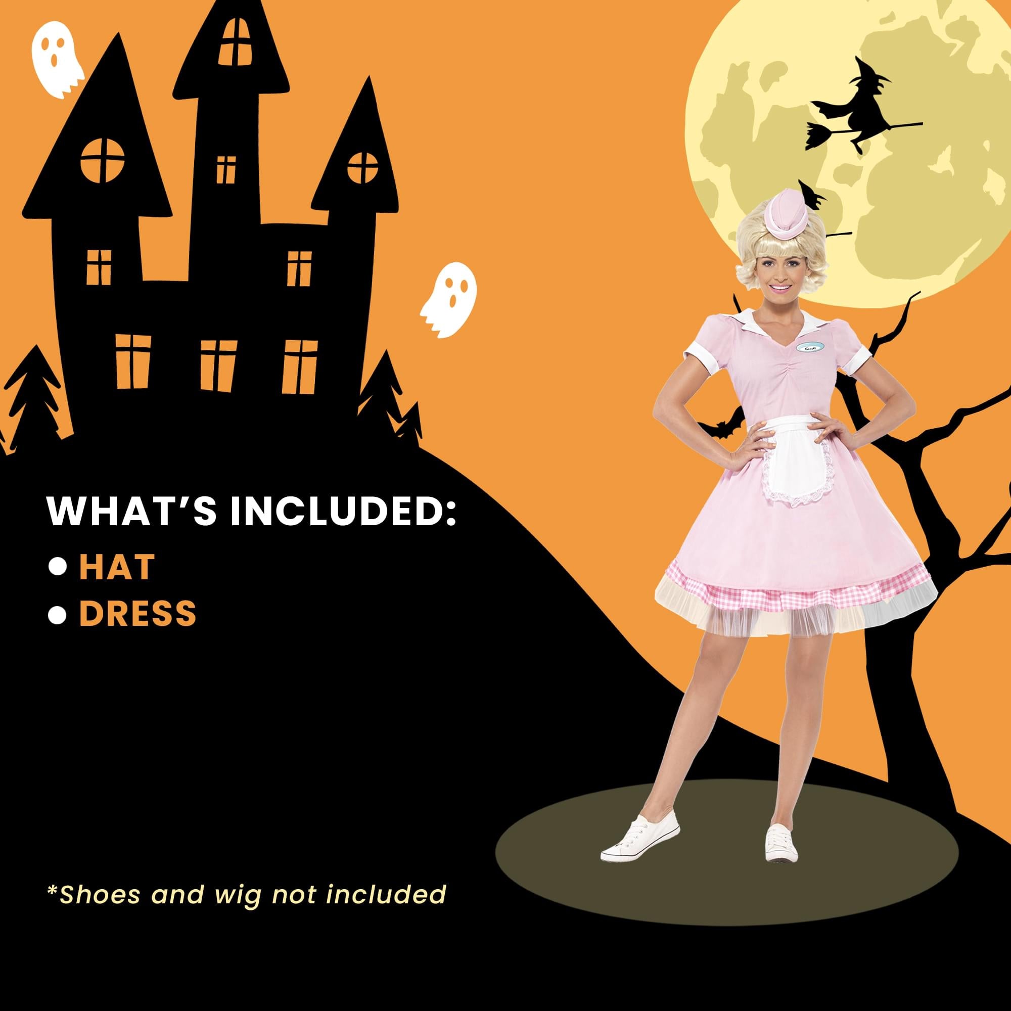 50's Diner Girl Adult Costume