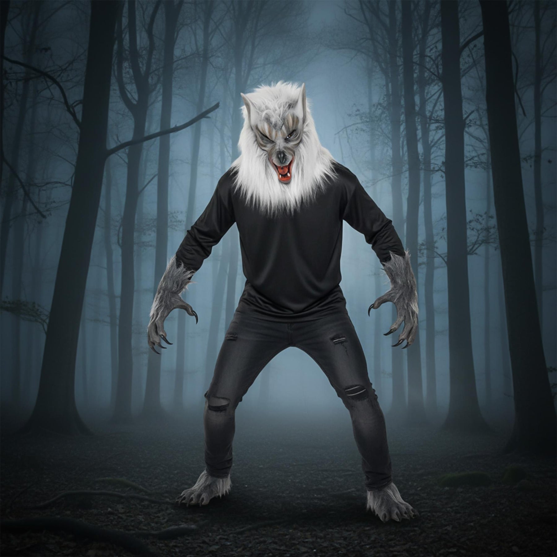 Werewolf Wolf Mask Costume Accessory