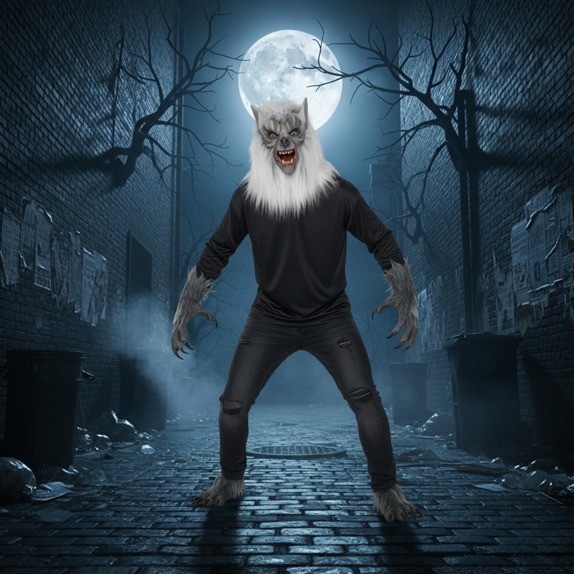 Werewolf Wolf Mask Costume Accessory