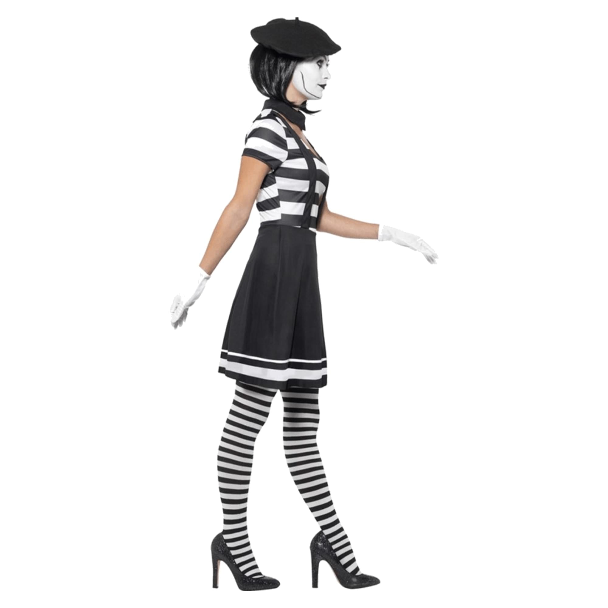 Lady Mime Artist Adult Costume
