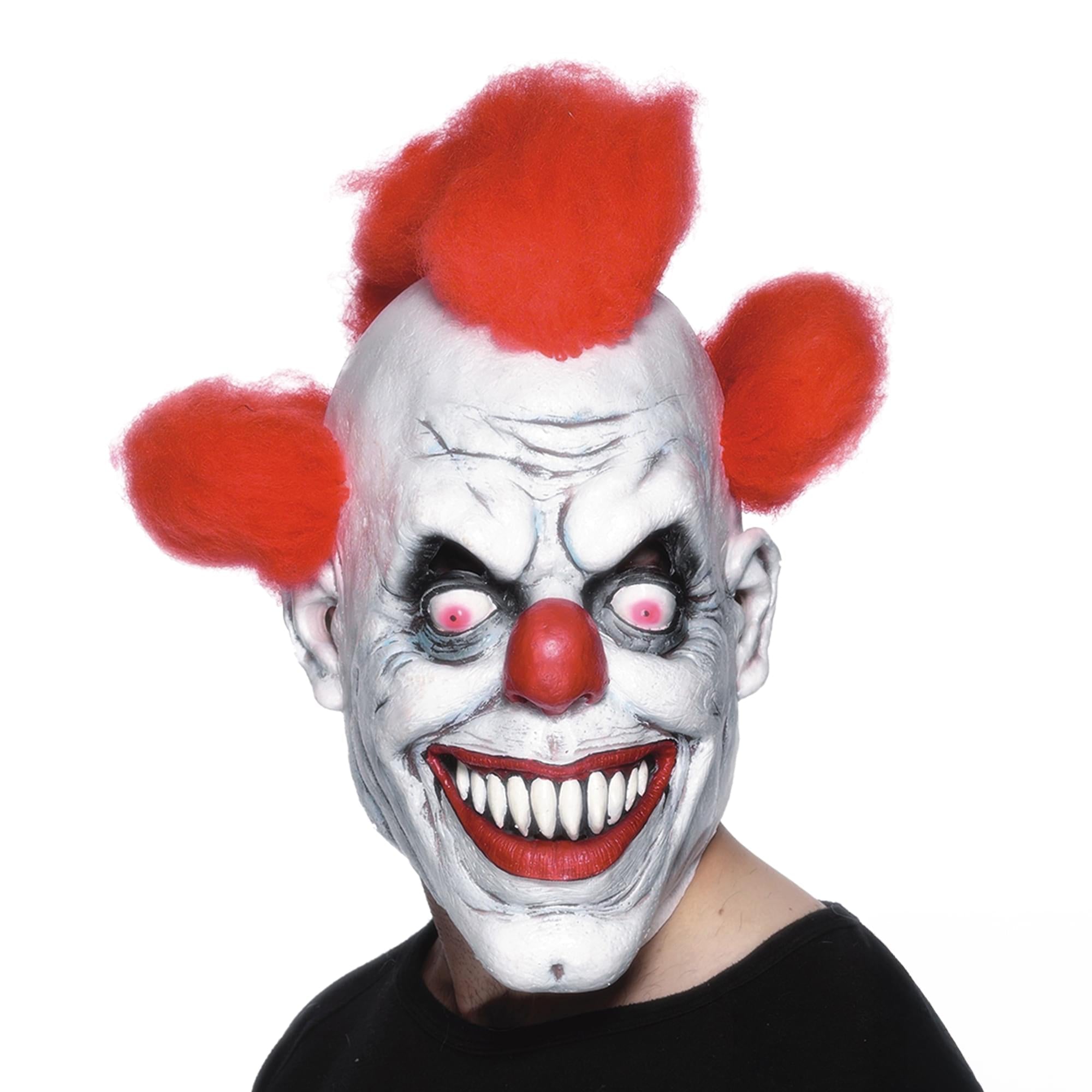 Scary Clown Mask Costume Accessory