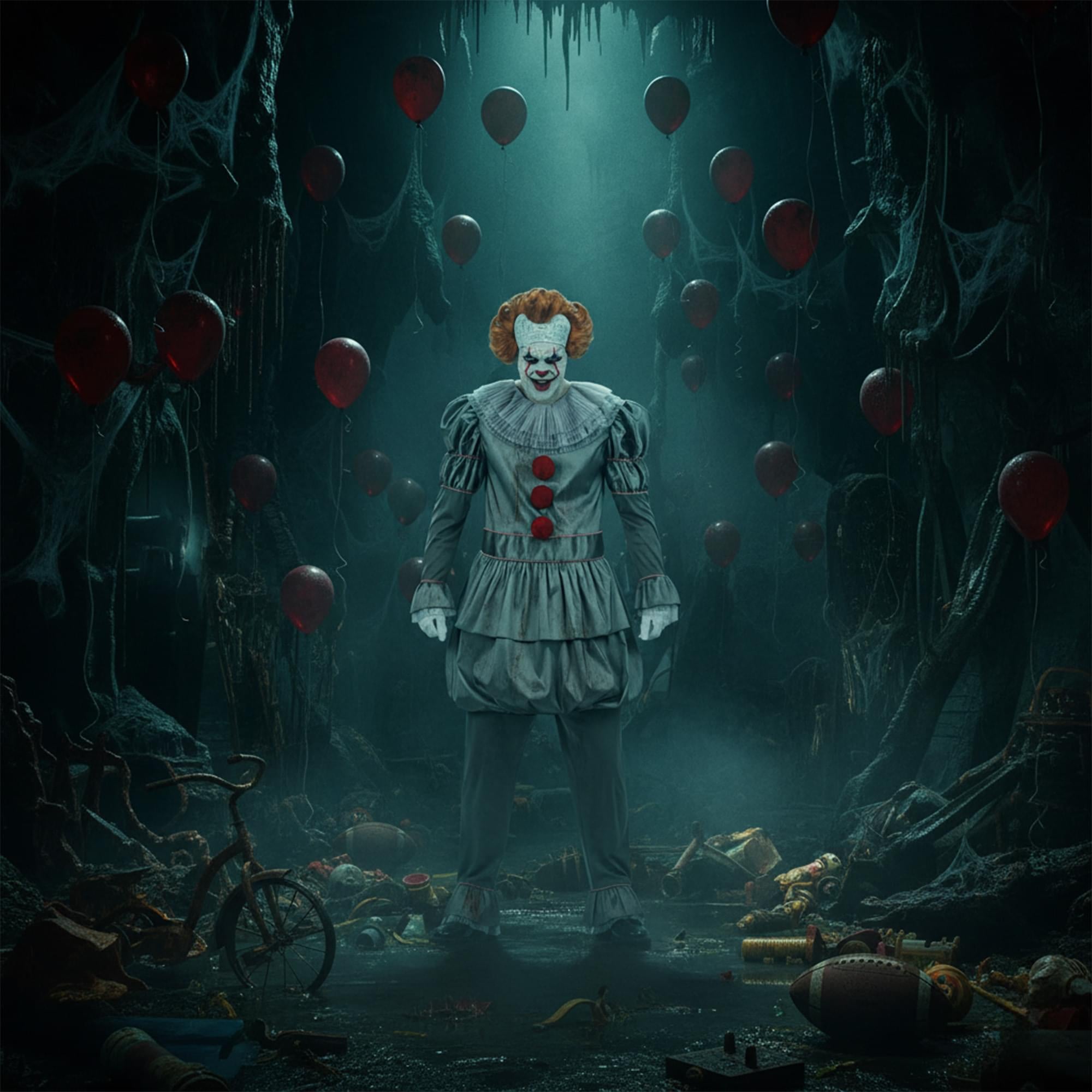 It Chapter 2, Pennywise Mask Costume Accessory