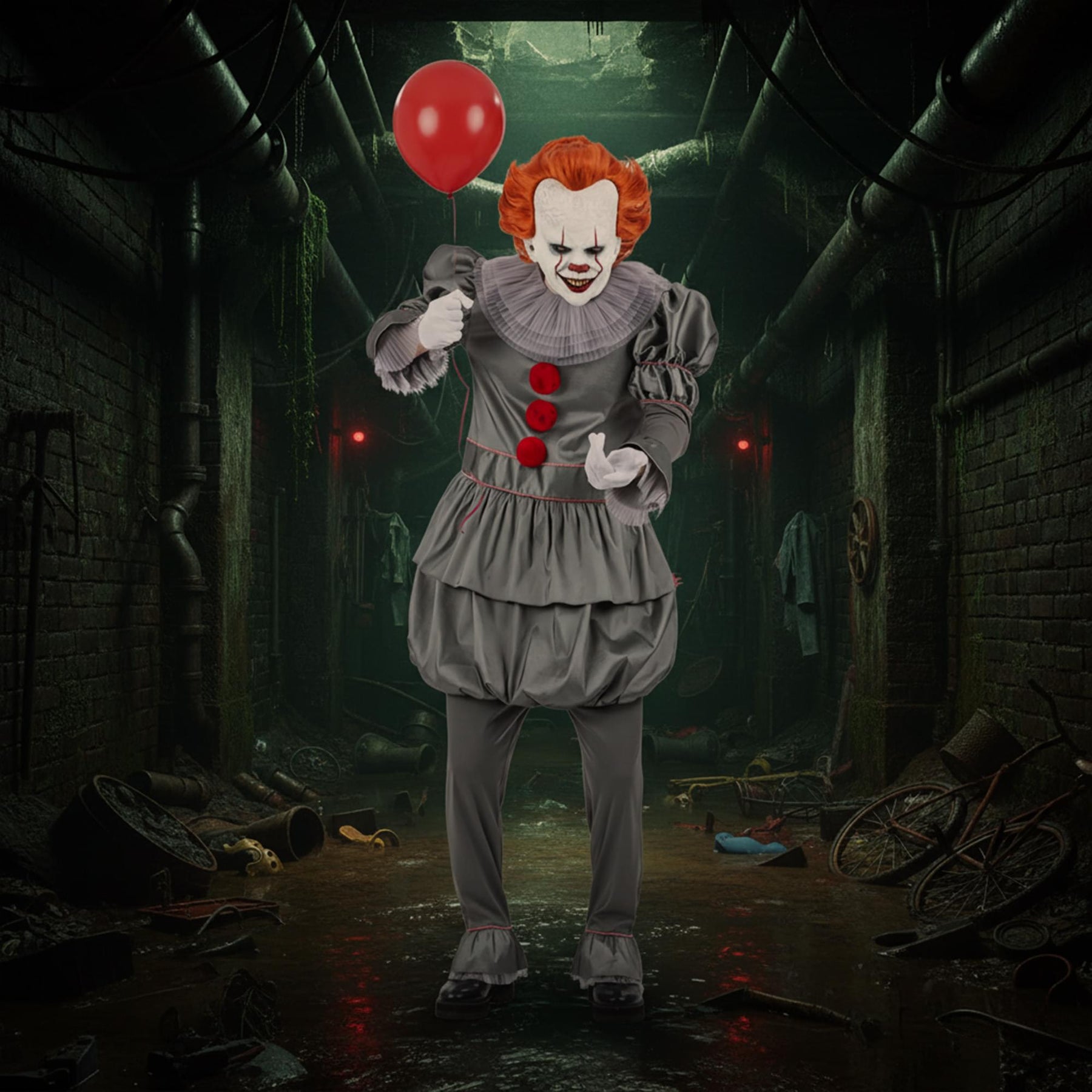 It Chapter 2, Pennywise Mask Costume Accessory