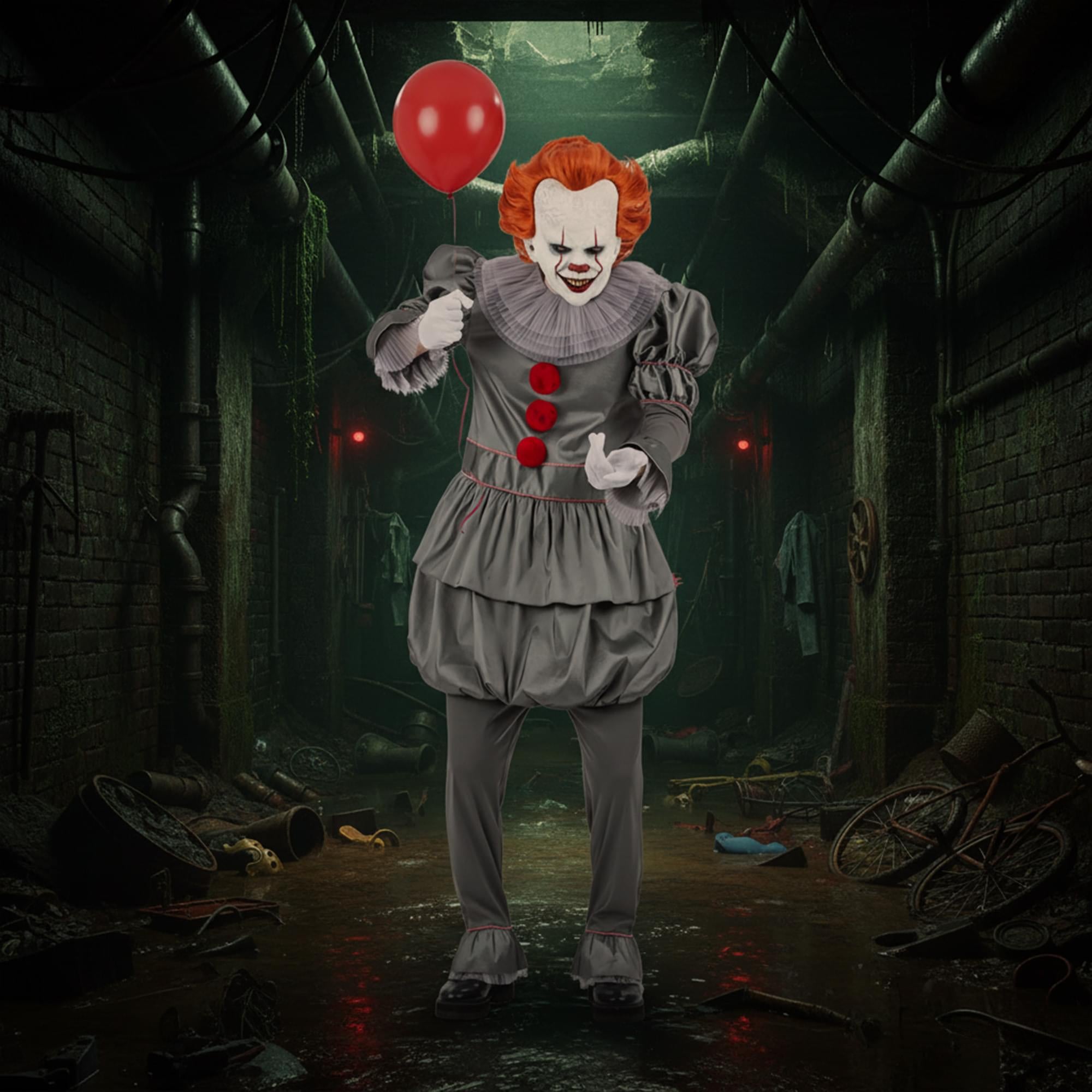 It Chapter 2, Pennywise Mask Costume Accessory