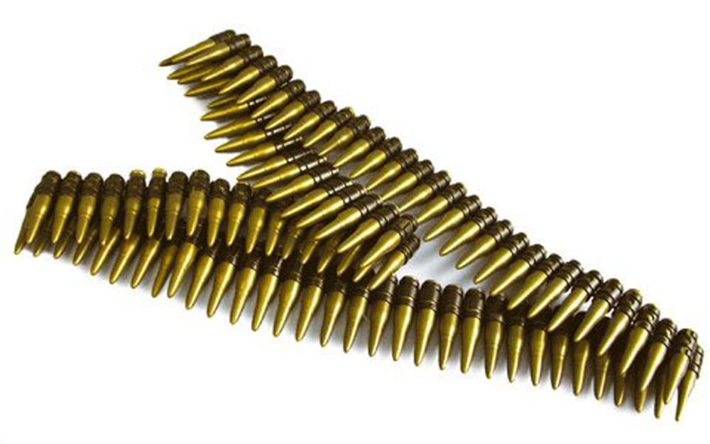 59" Adult Costume Gold Bullet Belt